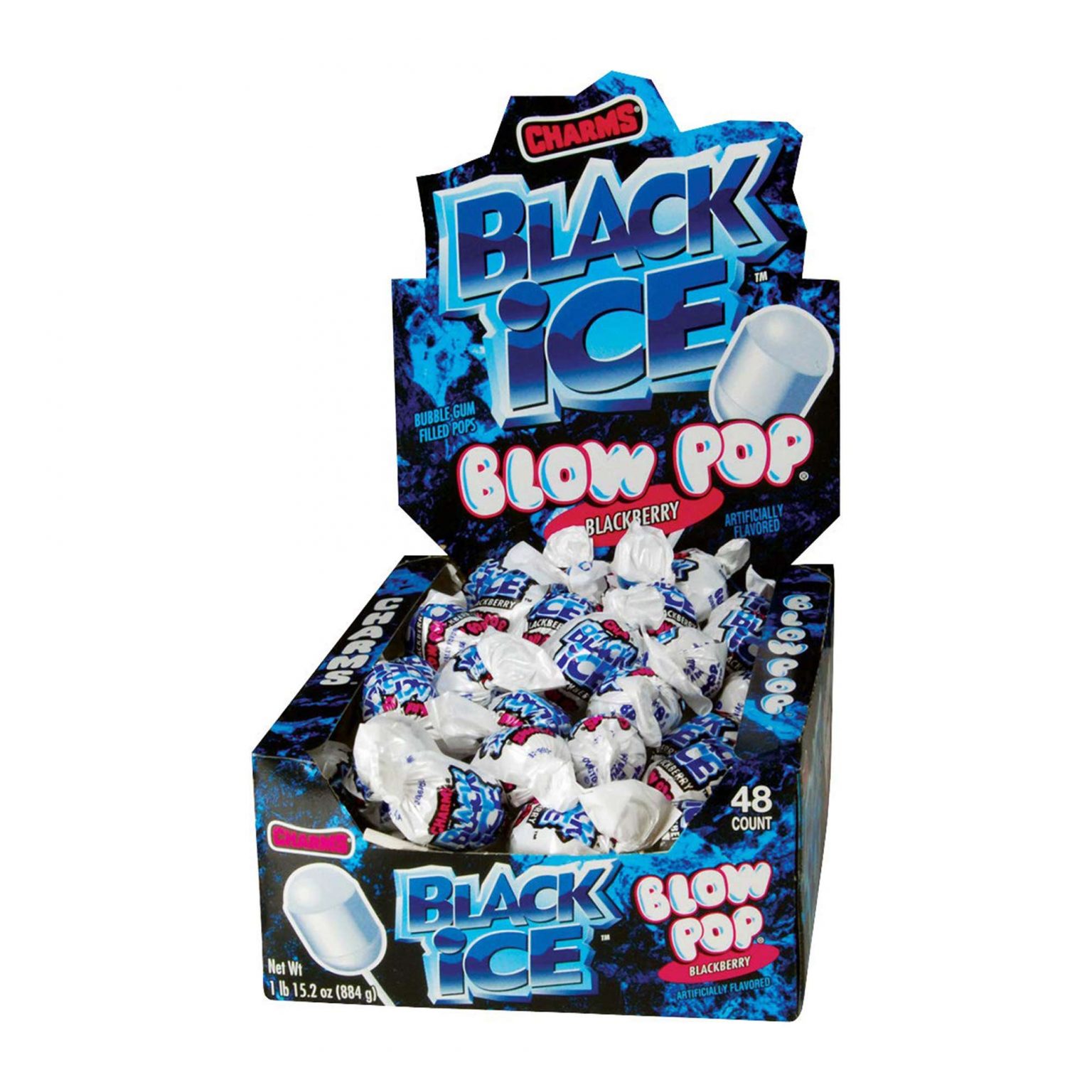 Blow Pop Black Ice Lollipops