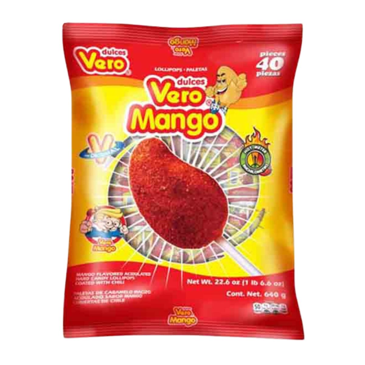 Vero Paleta Mango Con Chile 40ct - Image 1