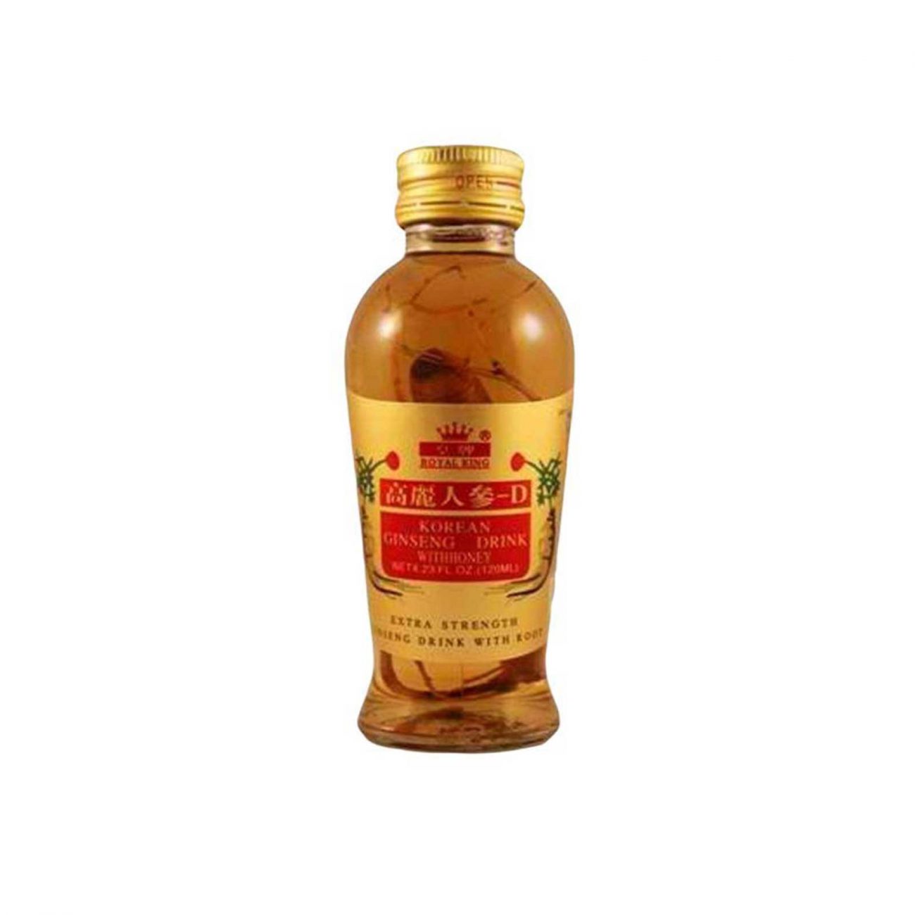 KOREAN GINSENG With ROOT and Honey 4.23 FL. oz EA 10 Bottles - Image 1