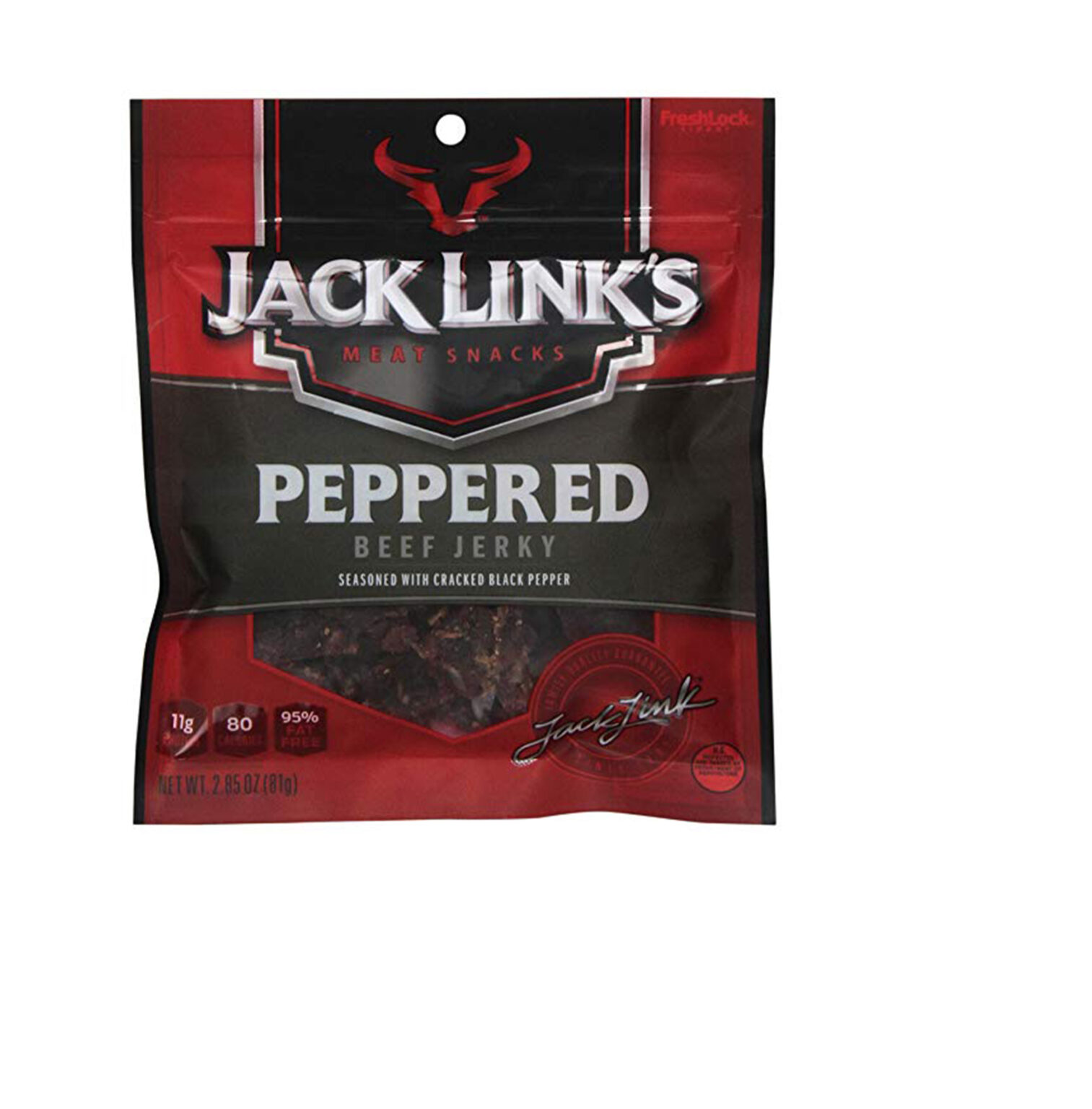 Jack Link's Beef Jerky, 3-Ounce Peppered - Image 1