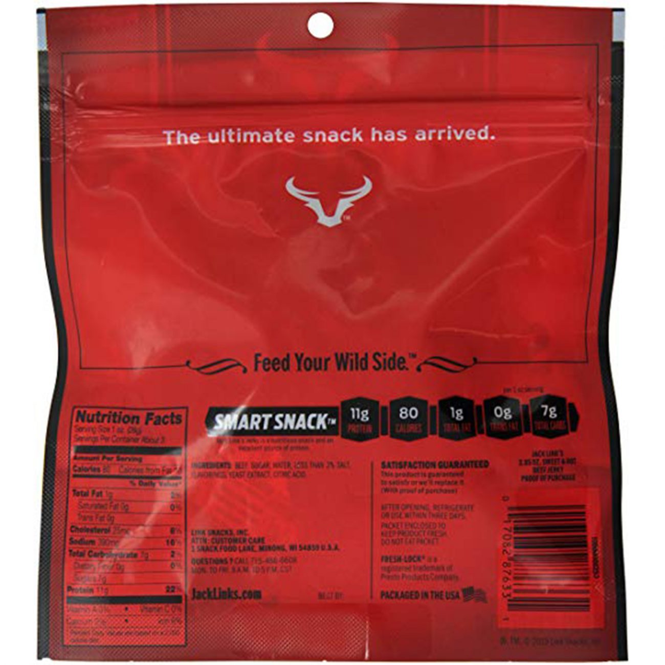 Jack Link's Beef Jerky, 3-Ounce Sweet & Hot - Image 3