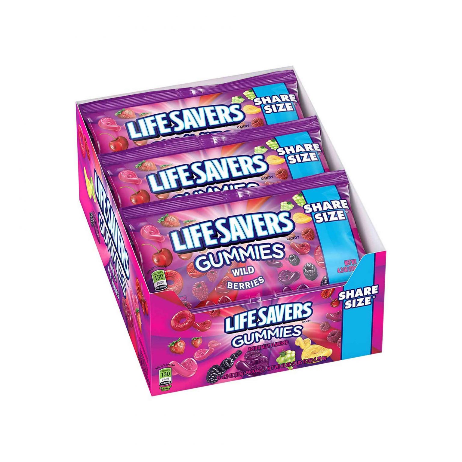 Lifesavers Gummies Wild Berries Pouches