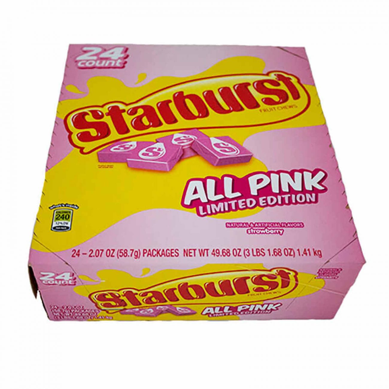 Starburst Limited Edition All Pink 2.07/oz - 24/PK - Volt Candy