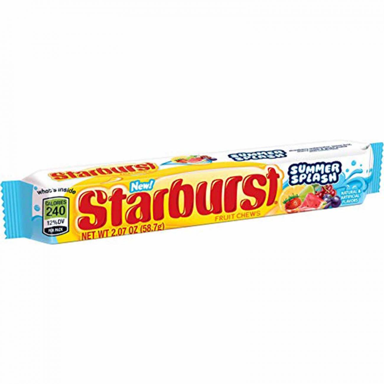 Starburst Summer Splash Fruit Chews Candy, 2.07/oz - 24/PK - Image 2
