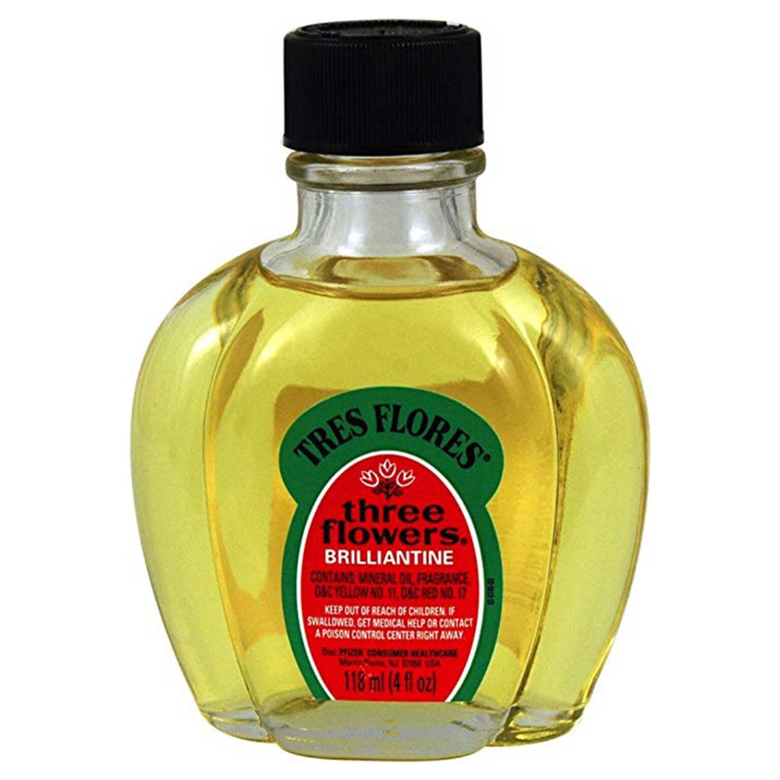 Tres Flores Three Flowers Brilliantine Liquid Hair Oil - 4 Oz - Image 1