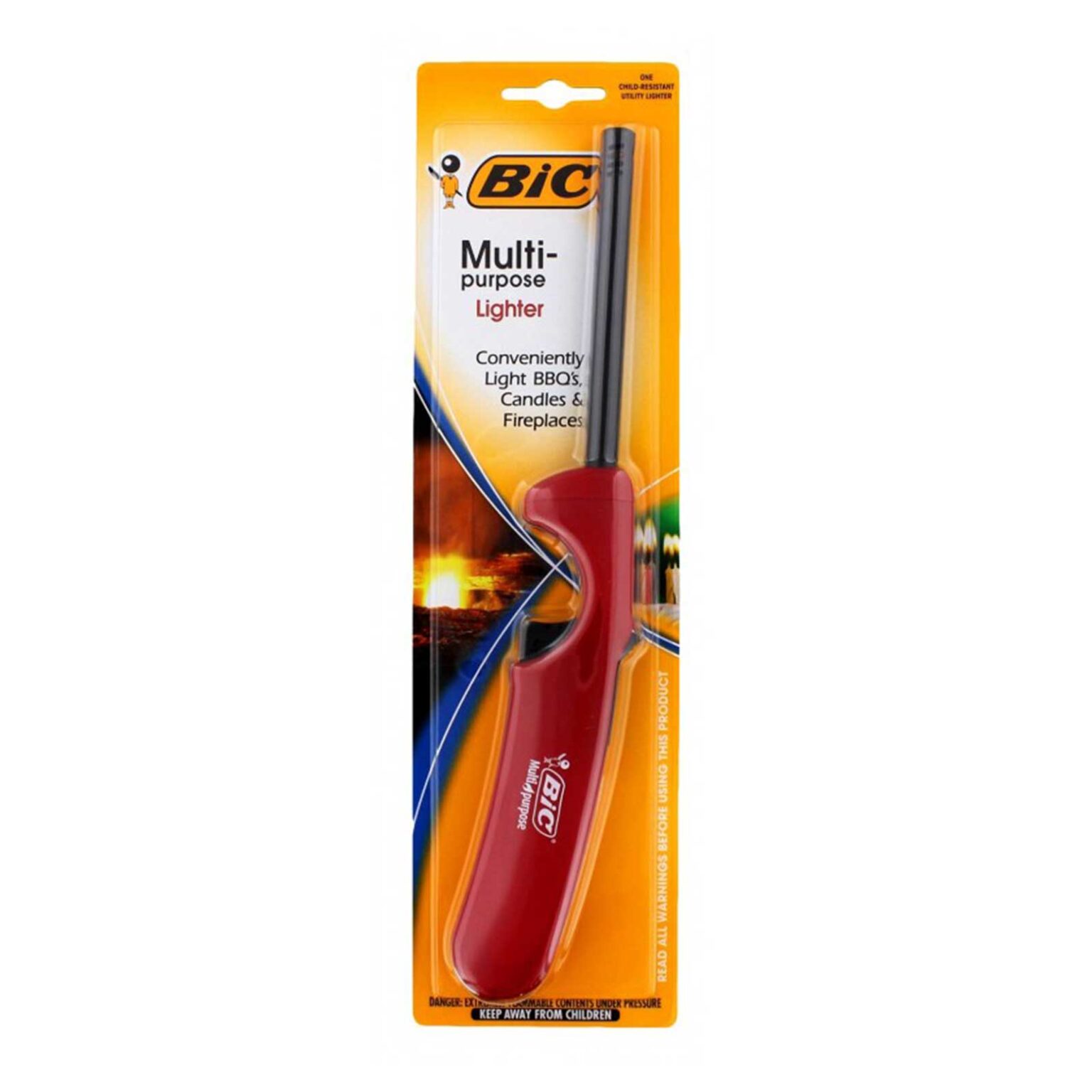 BBQ And Grill Lighter Click Flame Refillable - Image 1