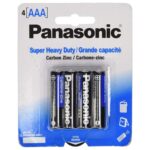 Panasonic Super Heavy Duty Battery AAA, 4 ct (pack of 12)