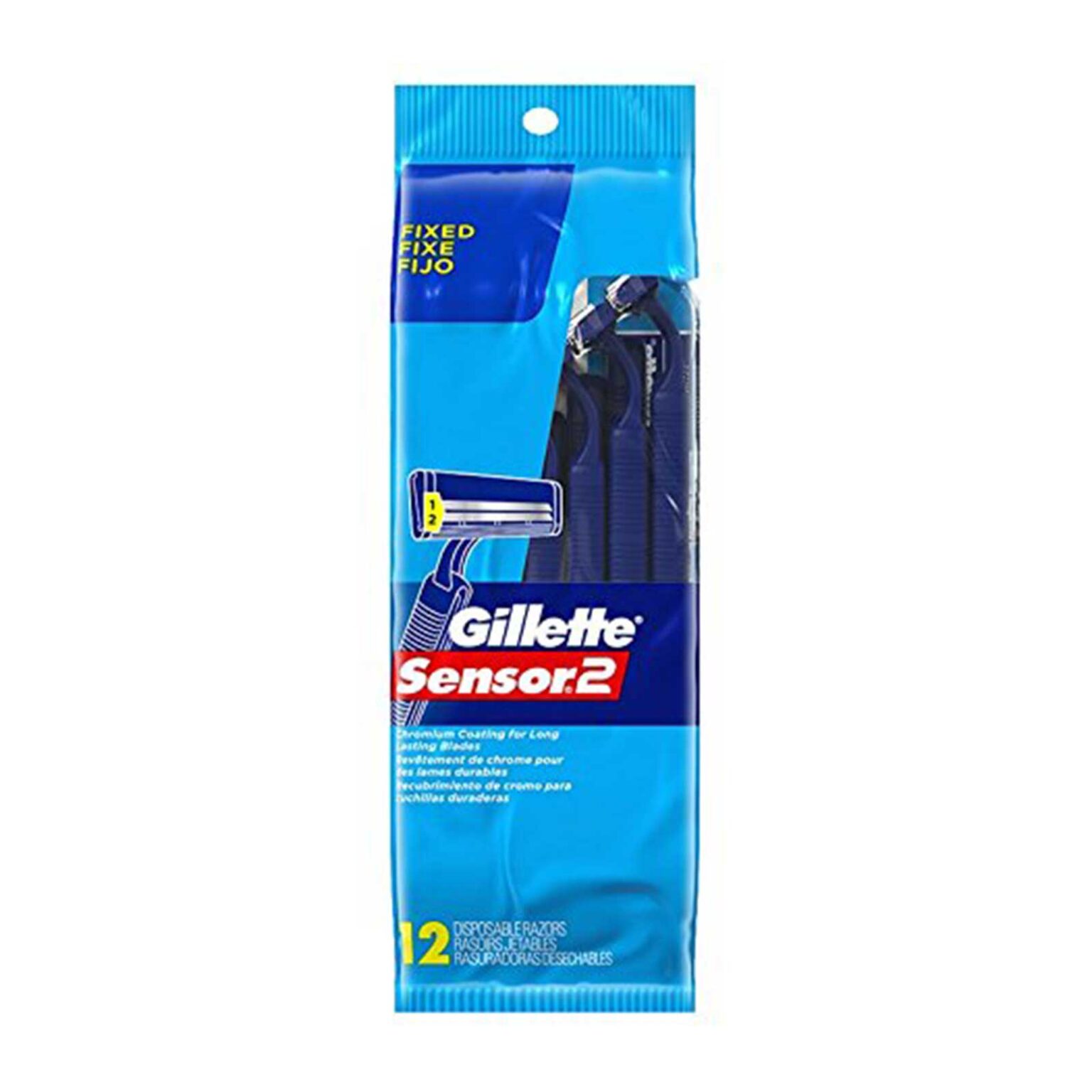 Gillette Sensor2 Pivot Plus Disposable Razor 12 pk - Image 1