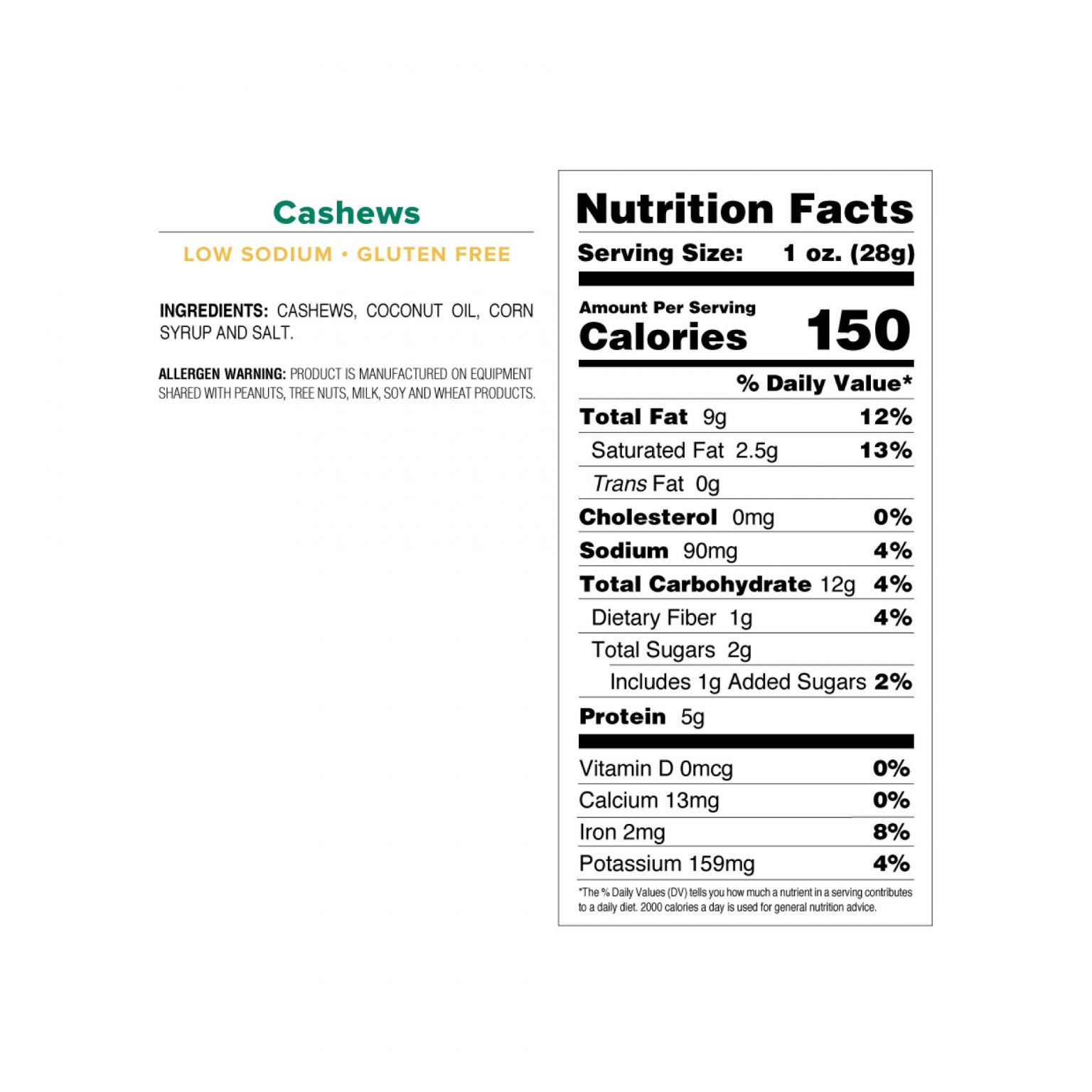 Beer Nuts Cashews Facts