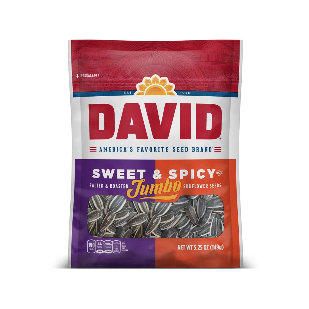 David Jumbo Sweet and Spicy Sunflower Seeds