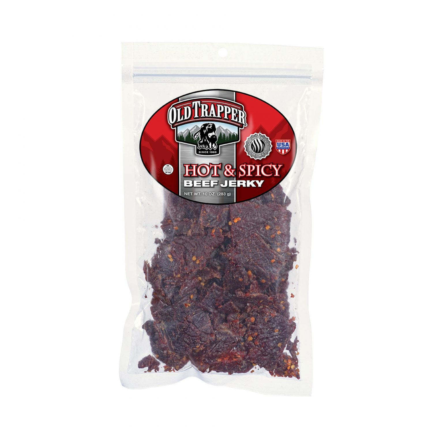 Old Trapper Hot and Spicy Beef Jerky