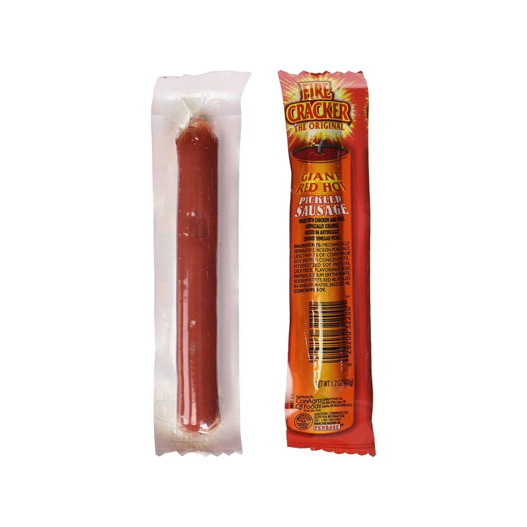 Penrose Firecracker Pickled Sausage, 1.7oz, 15ct Volt Candy