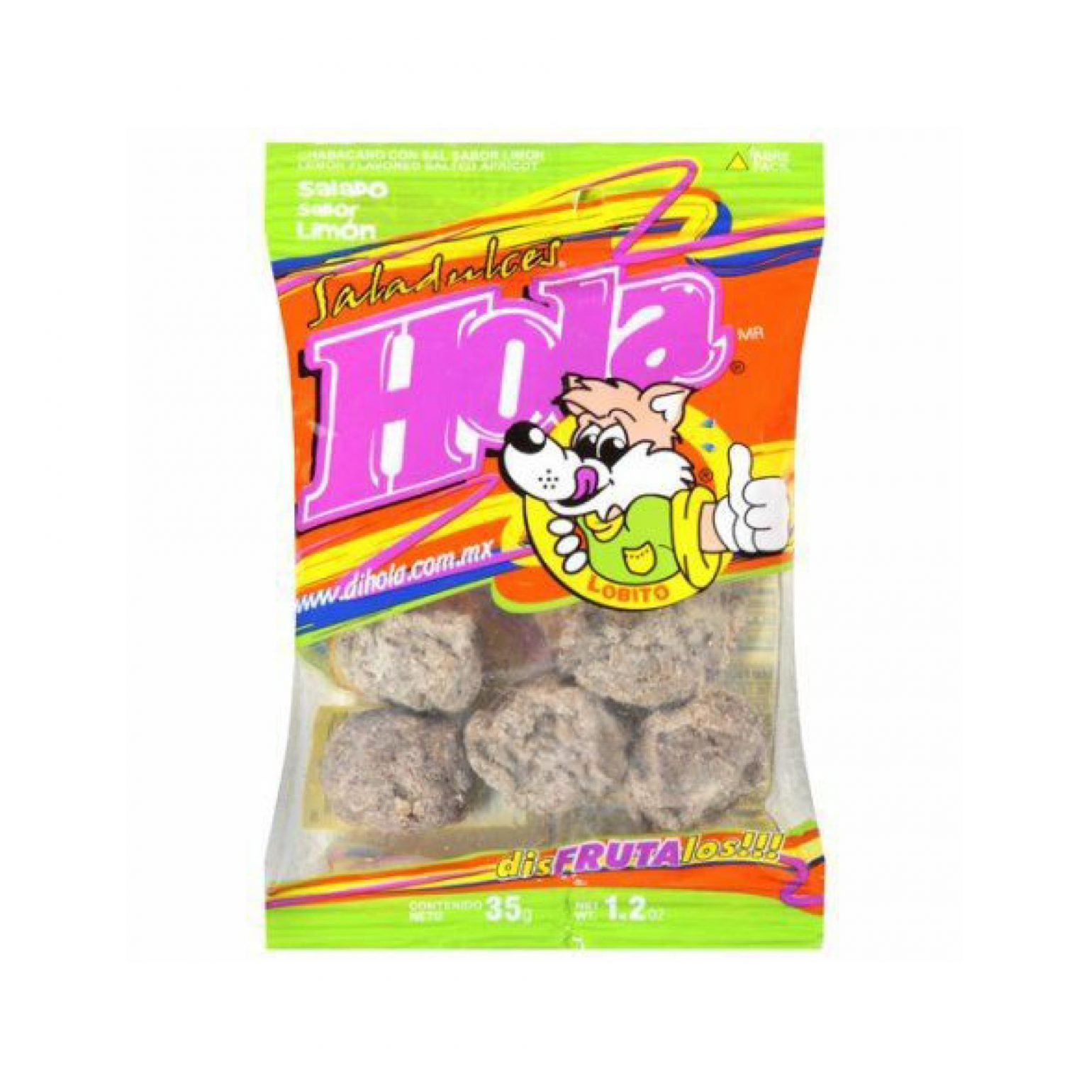 Saladulces Hola Lobito Sabor Limon