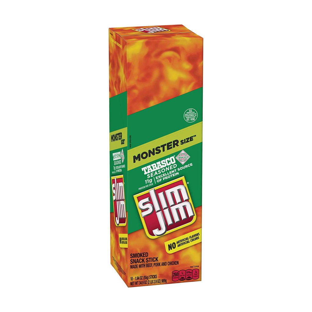 Slim Jim Monster Tabasco Meat Stick
