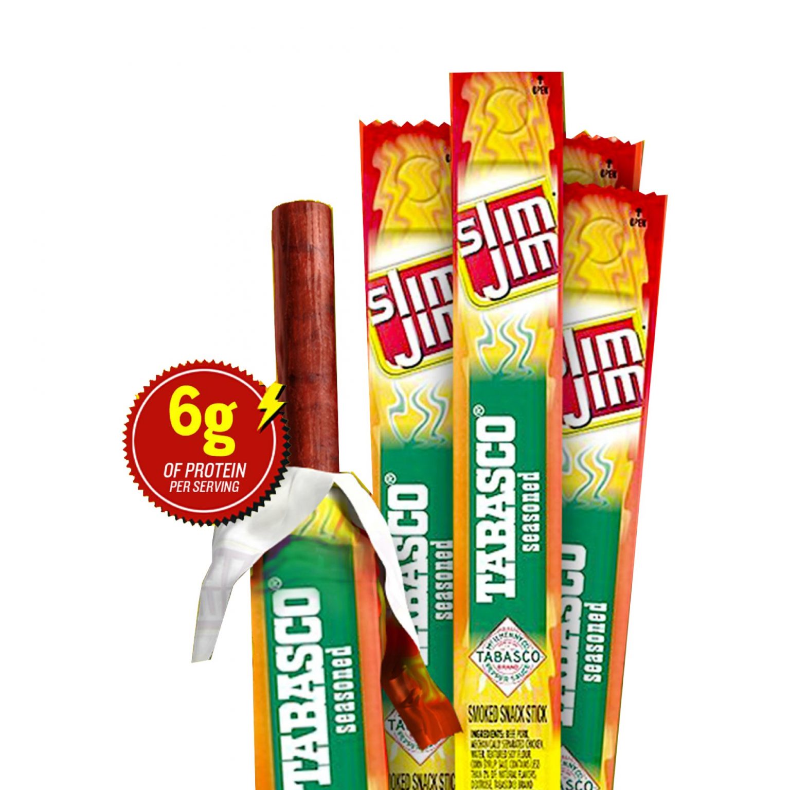 Slim Jim Tabasco Smoked Snack Stick