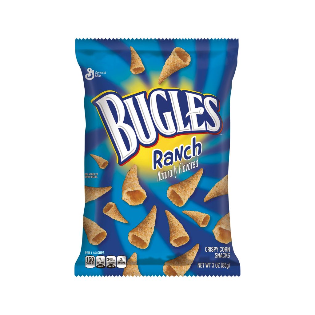 Bugles Ranch Crispy Corn Snacks 3oz 6ct Volt Candy