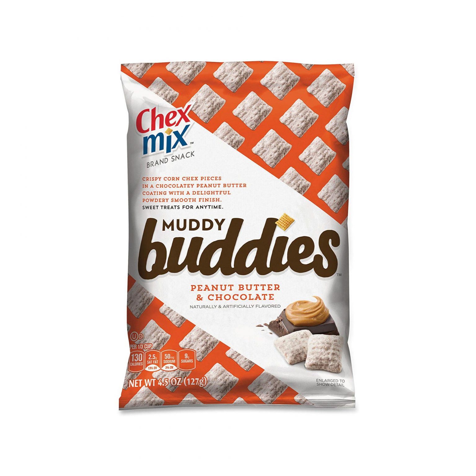 Chex Mix Muddy Buddies Peanut Butter And Chocolate 4 5oz 7ct Volt Candy