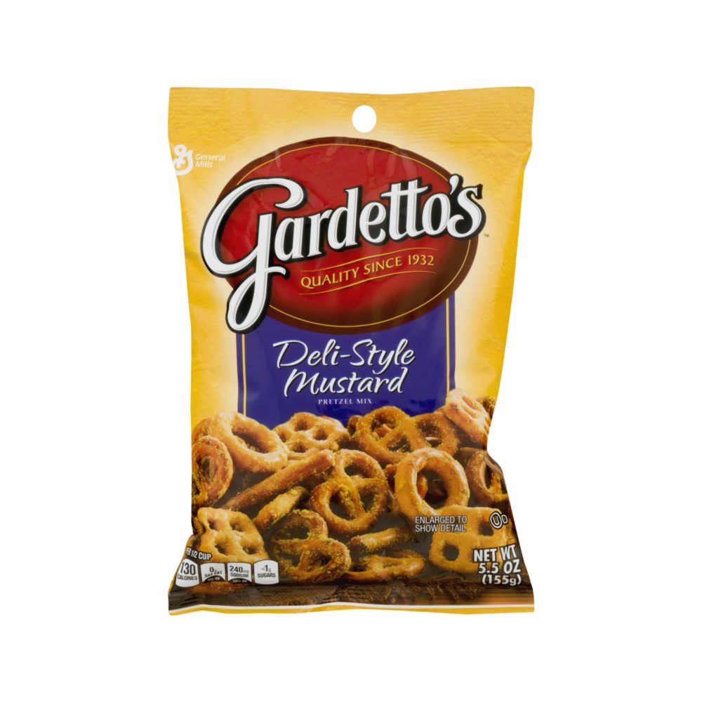 Gardetto's Deli Style Mustard Pretzel, 5.5oz, 7ct Volt Candy