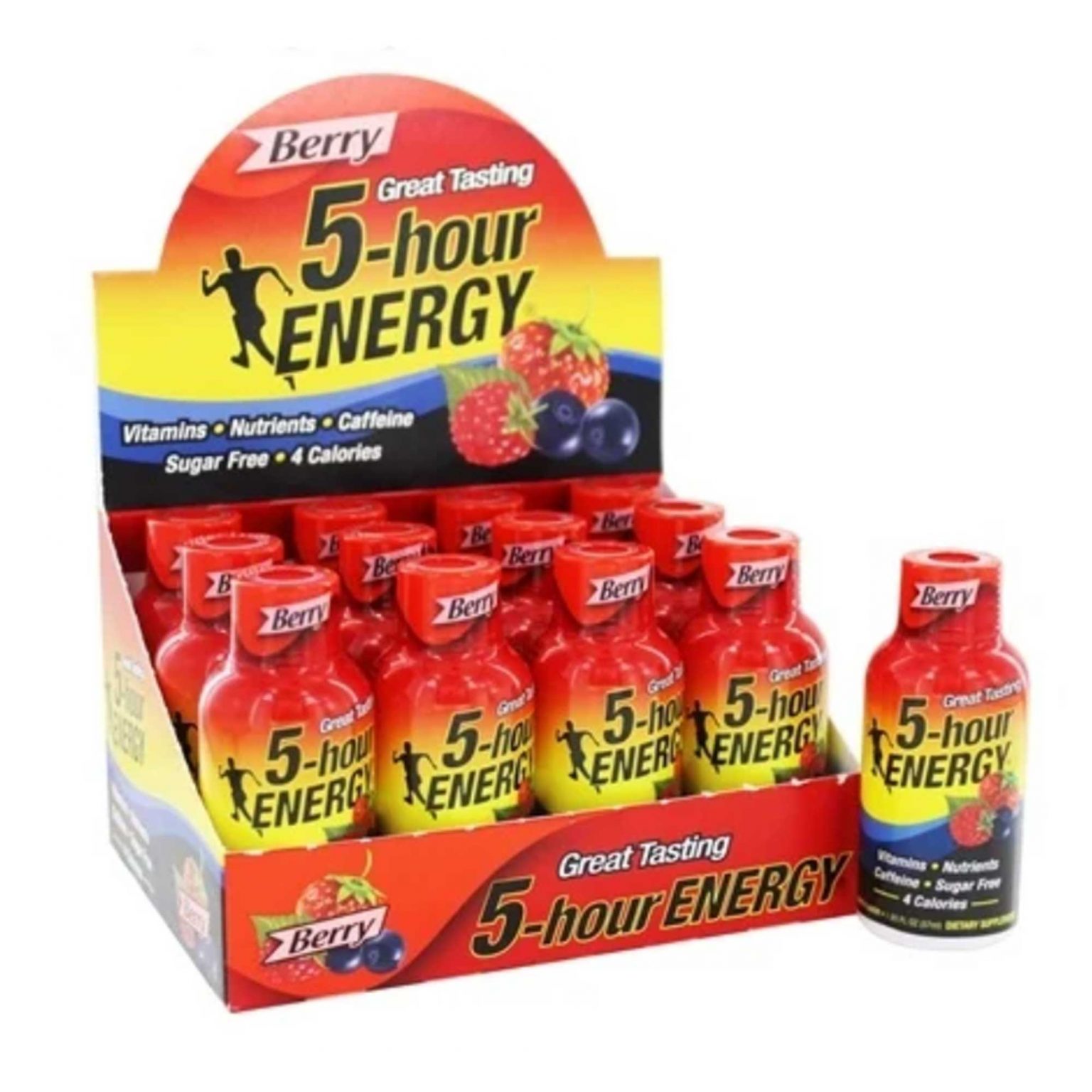 5-Hour Energy, Regular Strength, Berry (12 Count ,1.93 Ounce) - Image 1