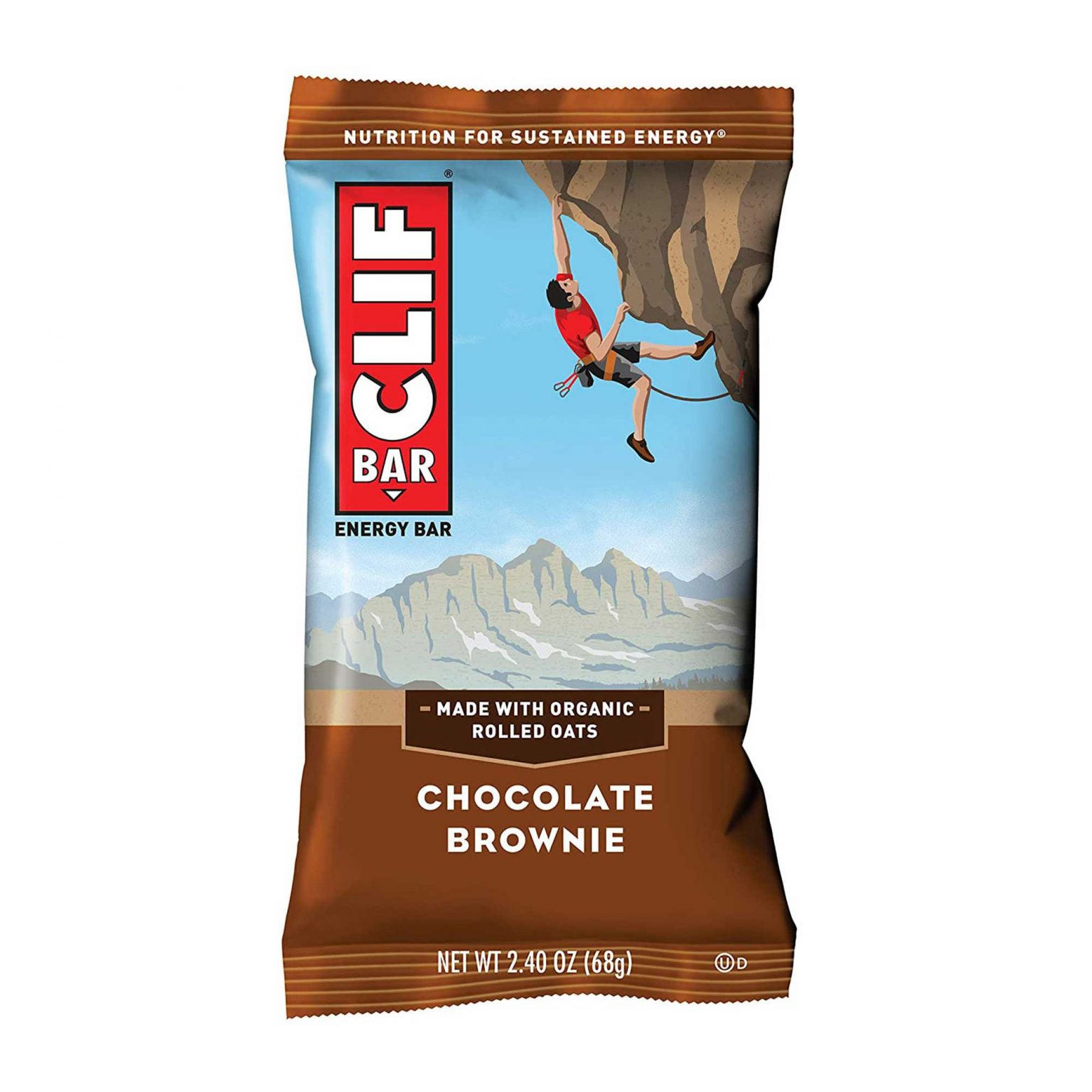Clif Bar, Chocolate Brownie, Energy Bars  (2.4 Ounce, 12 Count) - Image 1