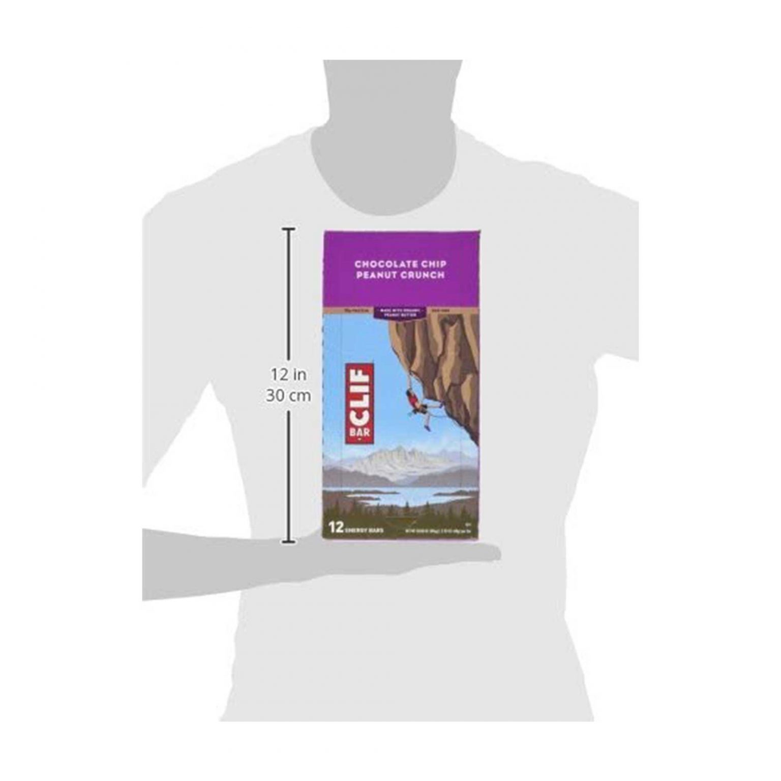 Clif Bar ,Chocolate Chip Peanut Crunch, Energy Bars  (2.4 Ounce, 12 Count) - Image 3