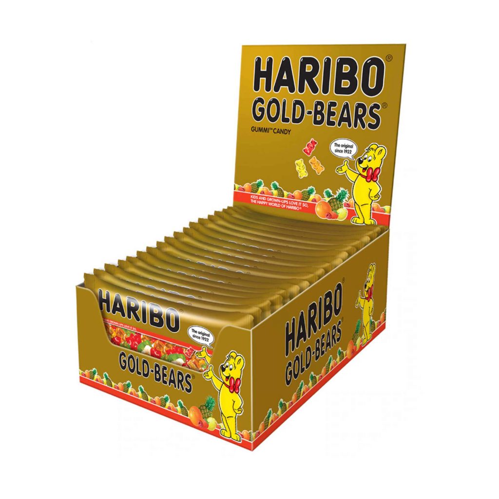 Haribo, Gold-Bears, Gummy Candy (2 Ounce, 24 Count) - Volt Candy