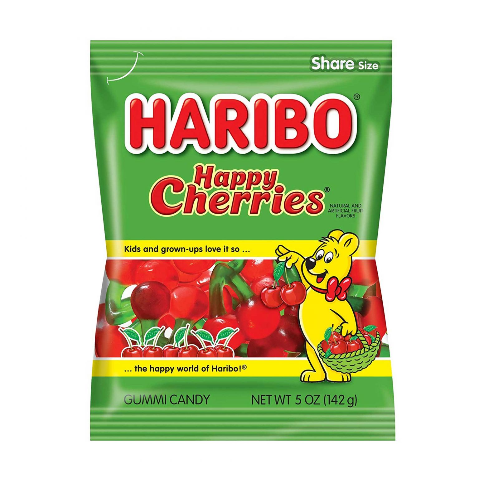 Haribo, Happy Cherries, Gummy Candy (5 Ounce, 12 Count) - Image 1