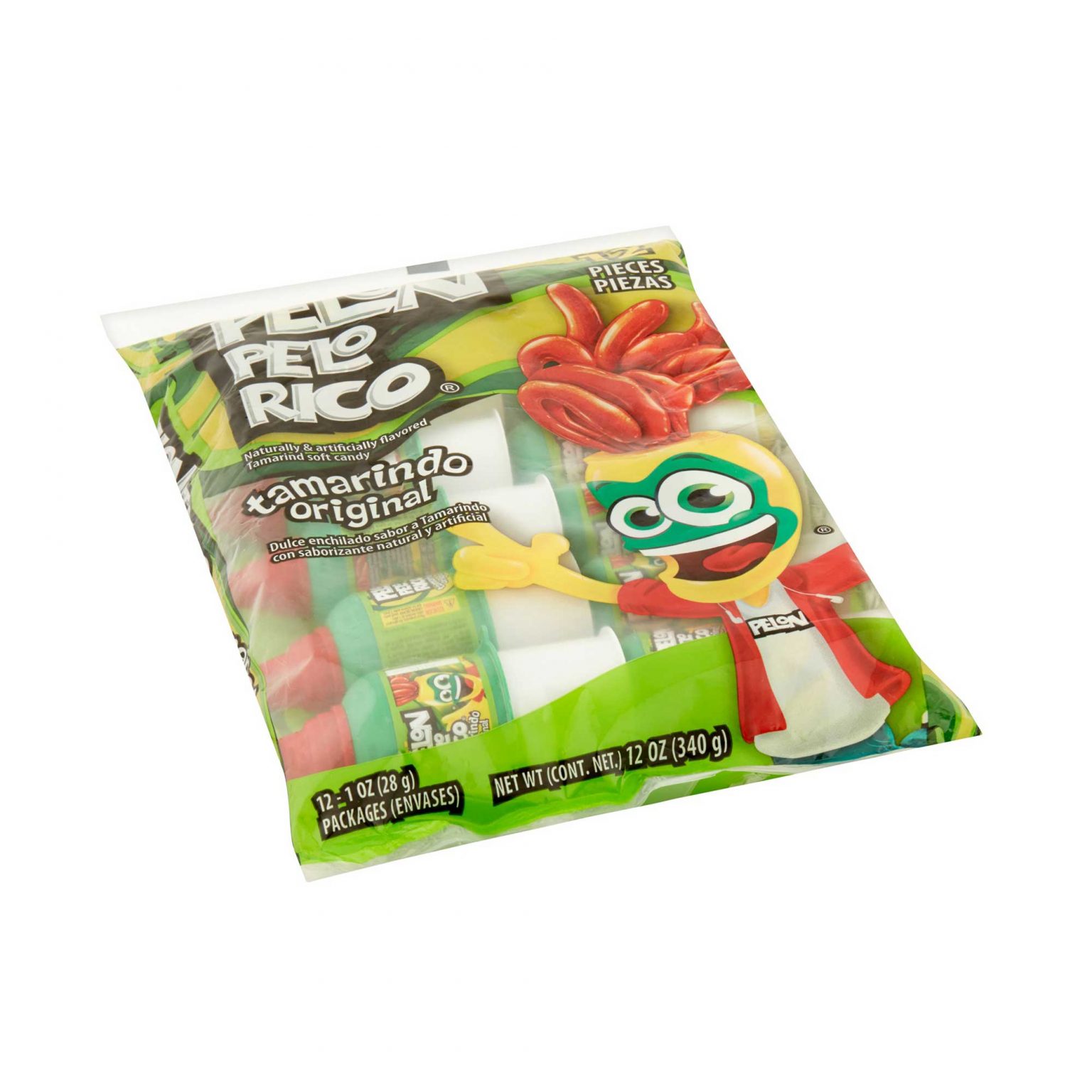 Pelon Pelo Rico Tamarind Candy ( 1 Ounce, 12 Count ) - Image 1