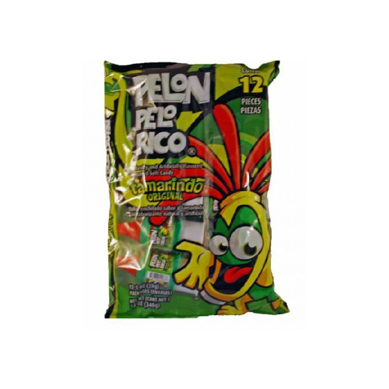 Pelon Pelo Rico Tamarind Candy ( 1 Ounce, 12 Count ) - Image 2