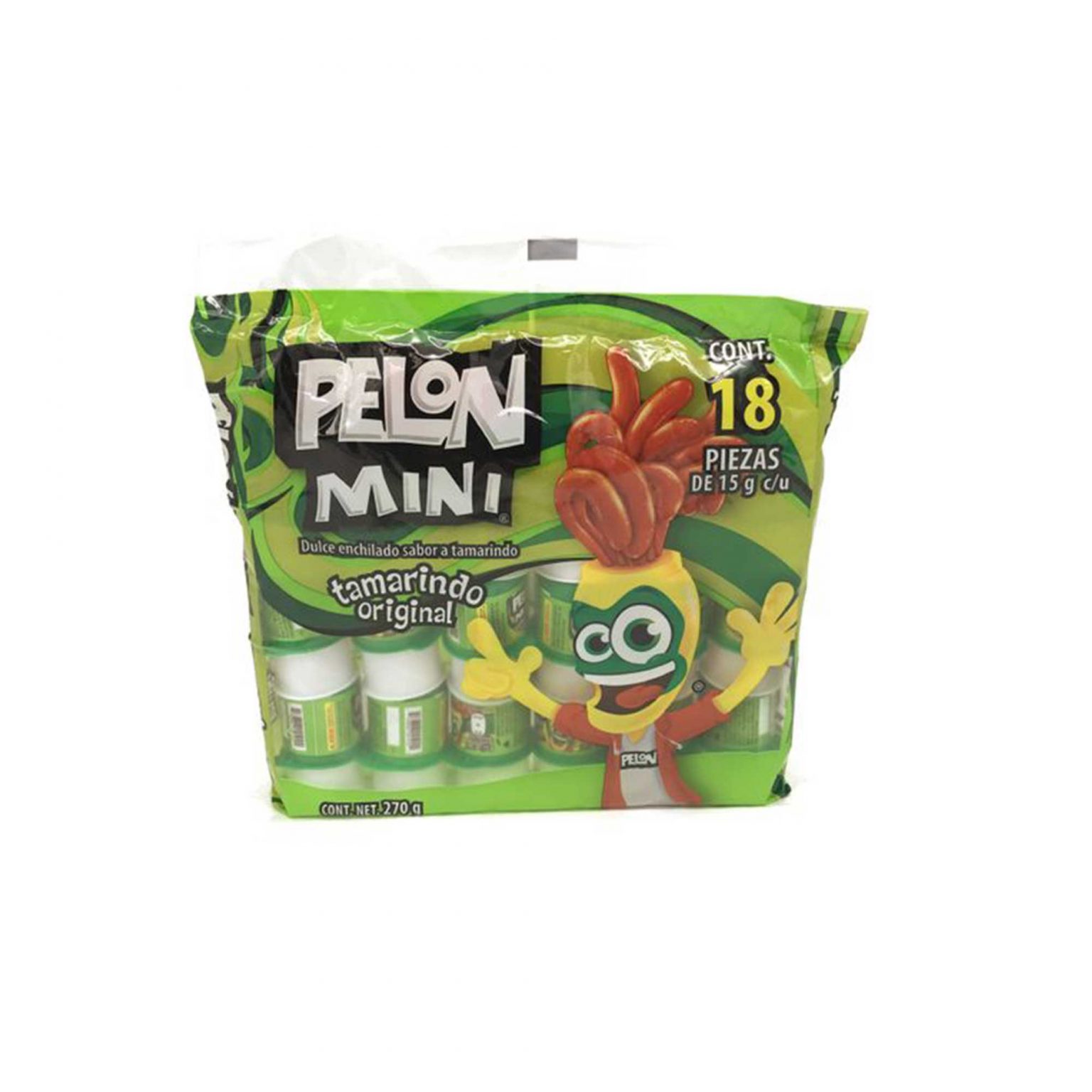 Pelon Pelo Rico Tamarind Mini ( 0.5 Ounce, 12 Count ) - Image 1