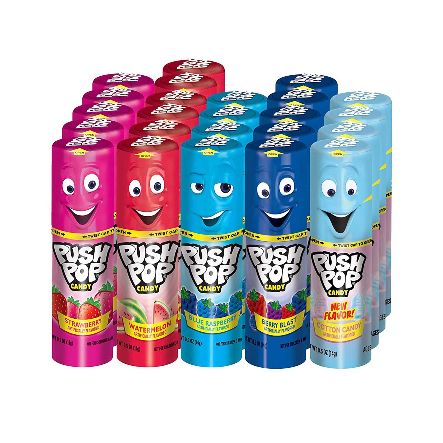 Push Pop Candy, Assortment in Bulk ( 0.5 Ounce, 24 Count ) - Image 2