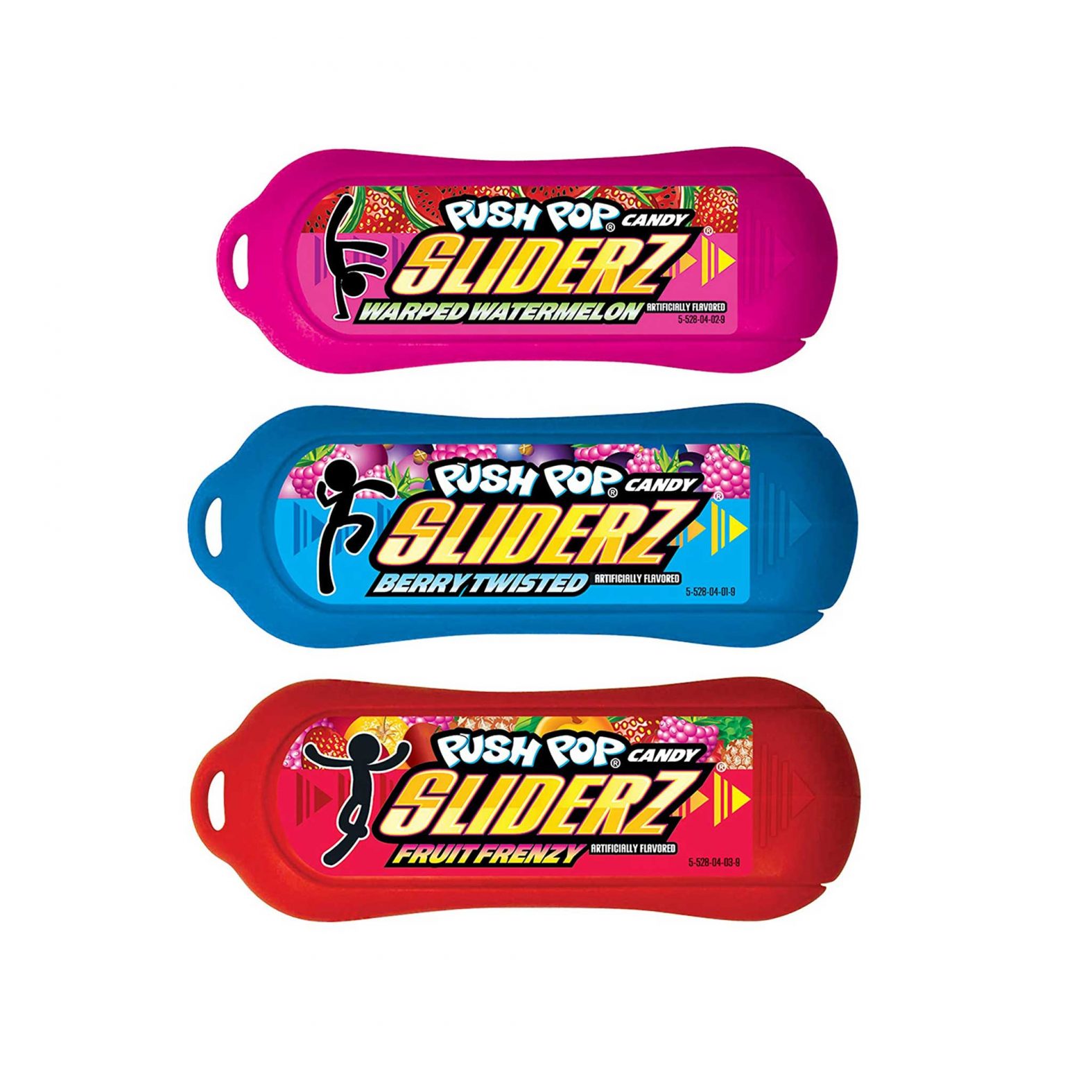 Push Pop Sliderz Candy Lollipops Assorted Flavors ( 0.5 Ounce, 18 Count ) - Image 1