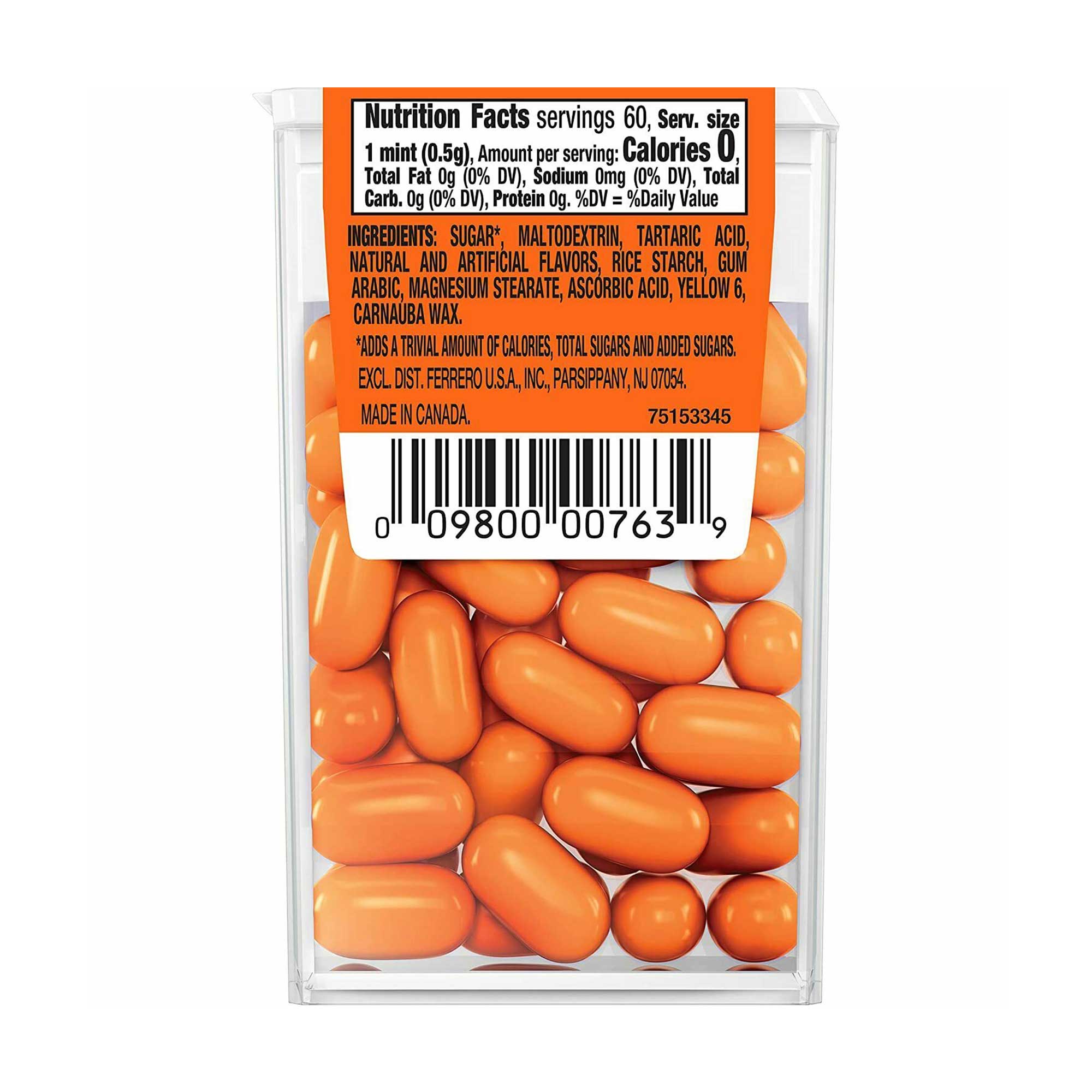 Tic Tac Orange Mints 1 OZ (Pack of 24)