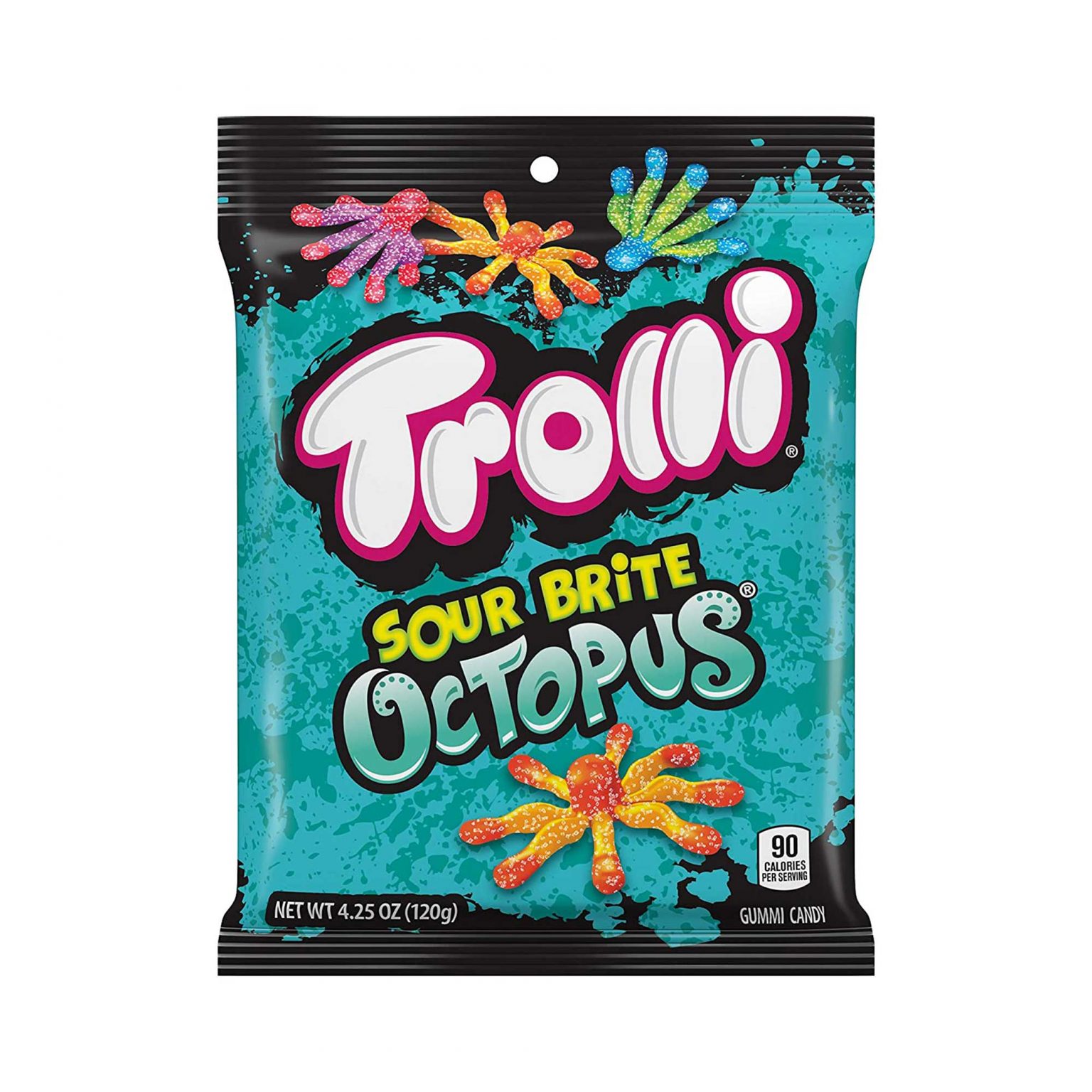 Trolli, Brite Octopus, Gummy Candy (4.25 Ounce, 12 Count) - Image 1