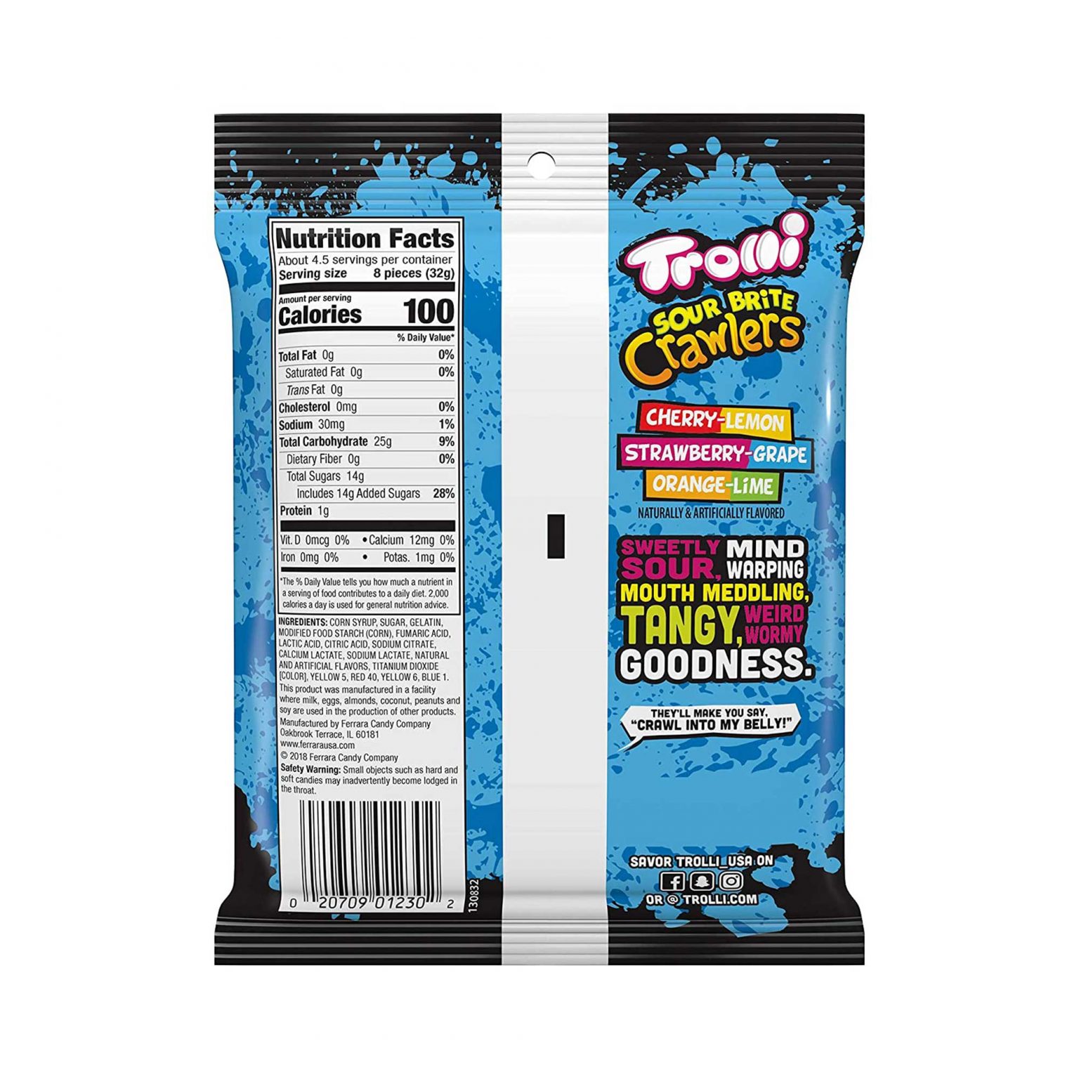 Trolli, Sour Brite Crawlers, Gummy Candy (5 Ounce, 12 Count) - Image 2