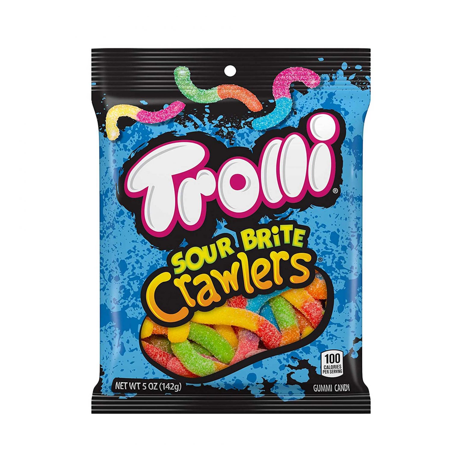 Trolli, Sour Brite Crawlers, Gummy Candy (5 Ounce, 12 Count) - Image 1