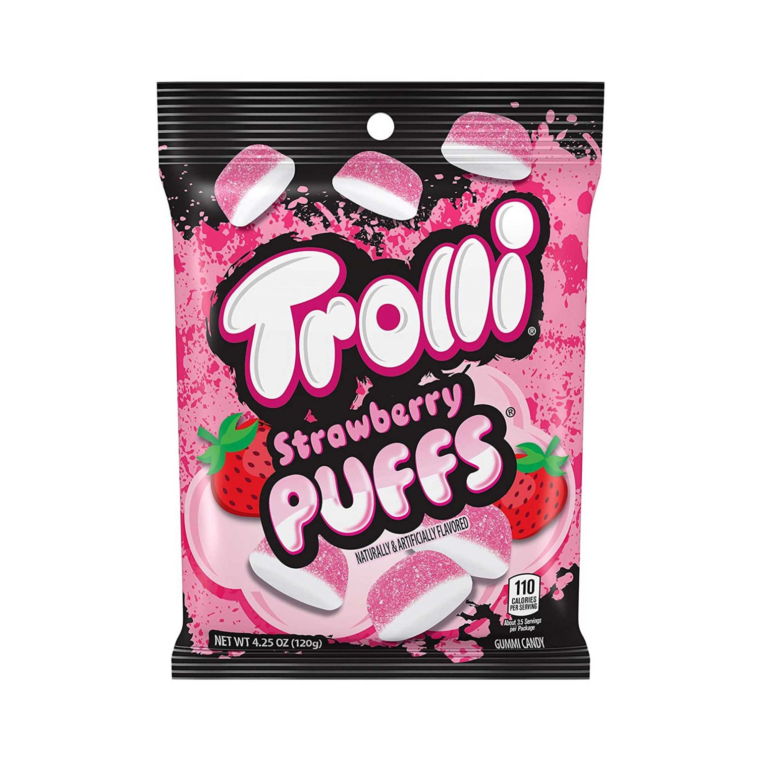 Trolli, Strawberry Puffs, Gummy Candy (4.25 Ounce, 12 Count) - Image 1
