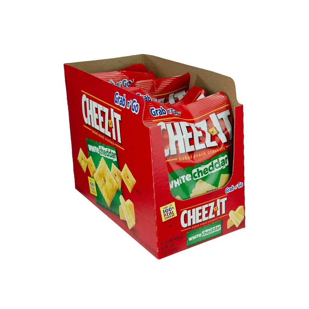 CheezIt White Cheddar Jack Baked Snack Crackers ( 3 Ounce, 6 Count