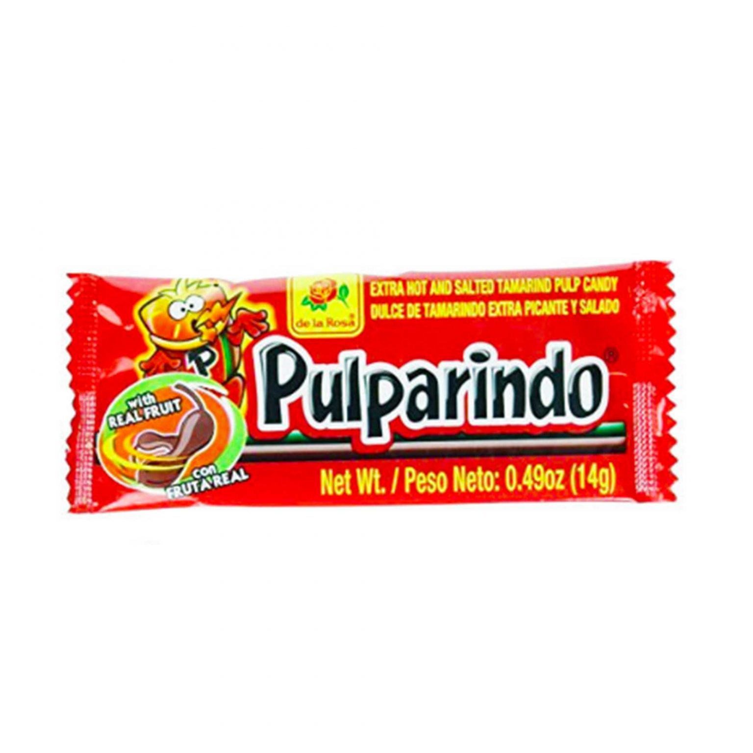 Pulparindo Extra Hot Tamarind Candy ( 0.49 Ounce, 20 Count ) - Image 2