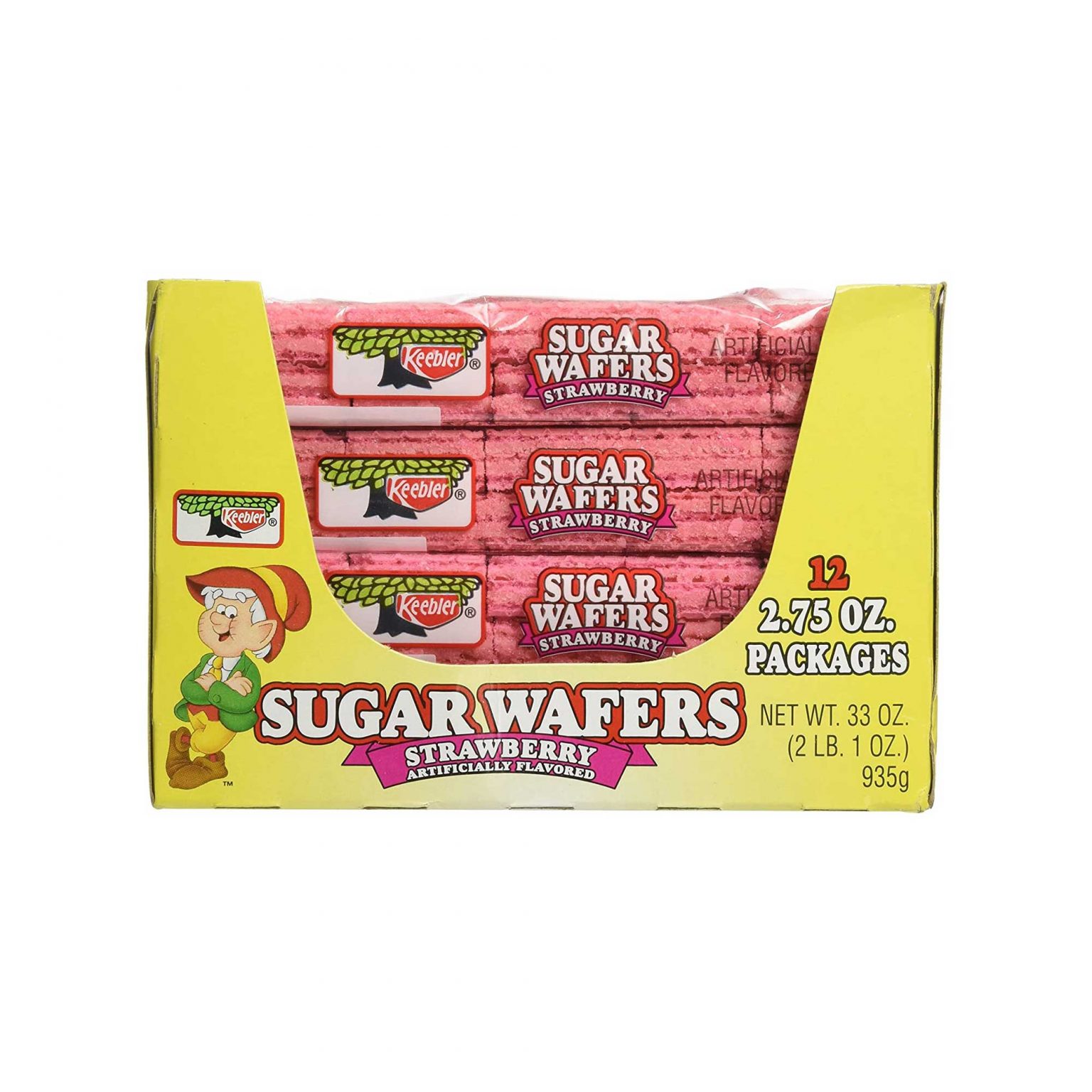 Keebler Sugar Wafers Strawberry ( 2.75 Ounce, 12 Count ) - Image 3
