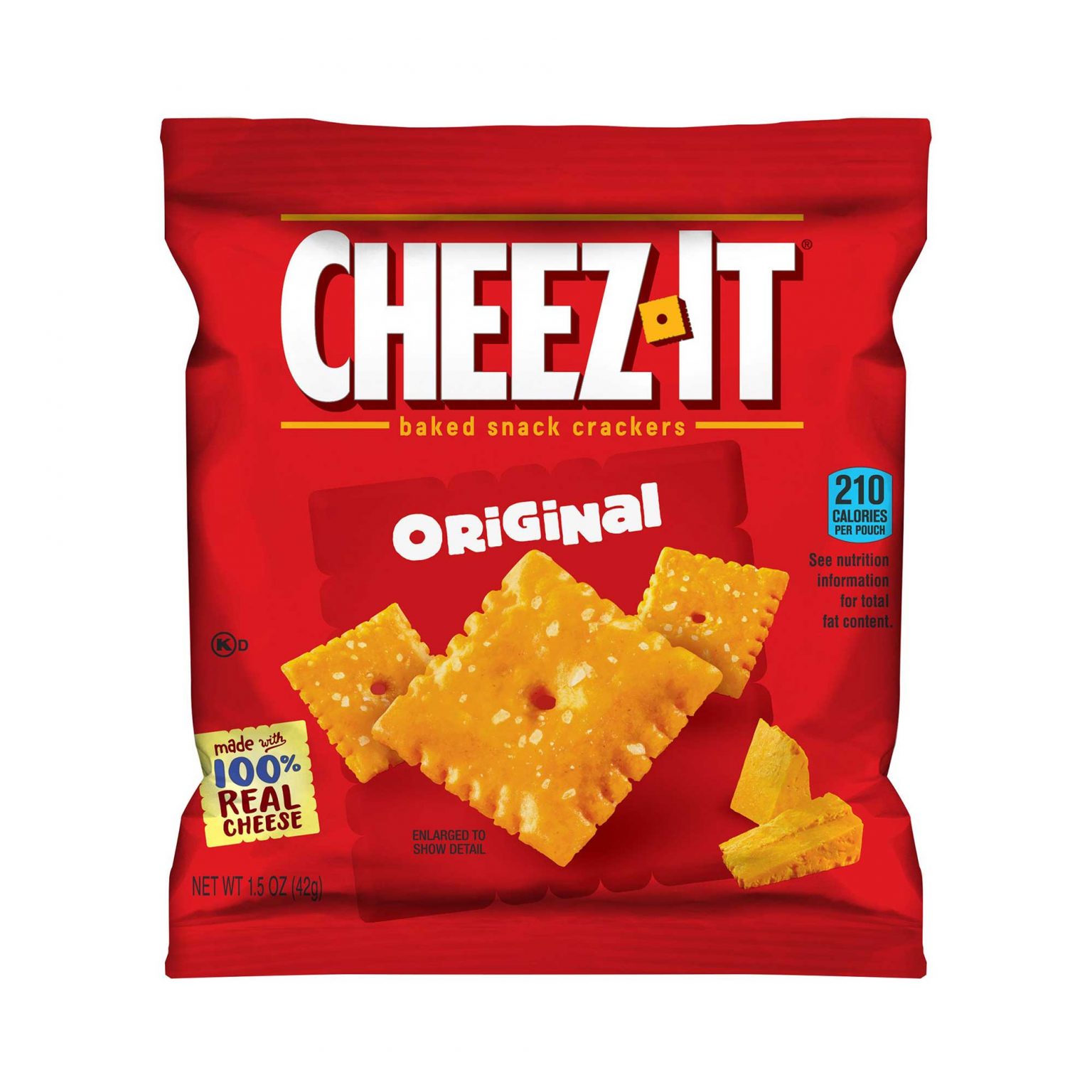 Cheez-It Original Baked Snack Crackers ( 1.5 Ounce, 8 Count ) - Image 1