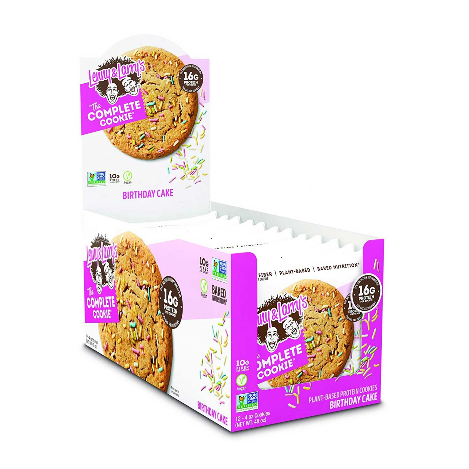 Lenny & Larry's The Complete Cookie - Birthday Cake ( 4 Ounce, 12 Count ) - Image 1