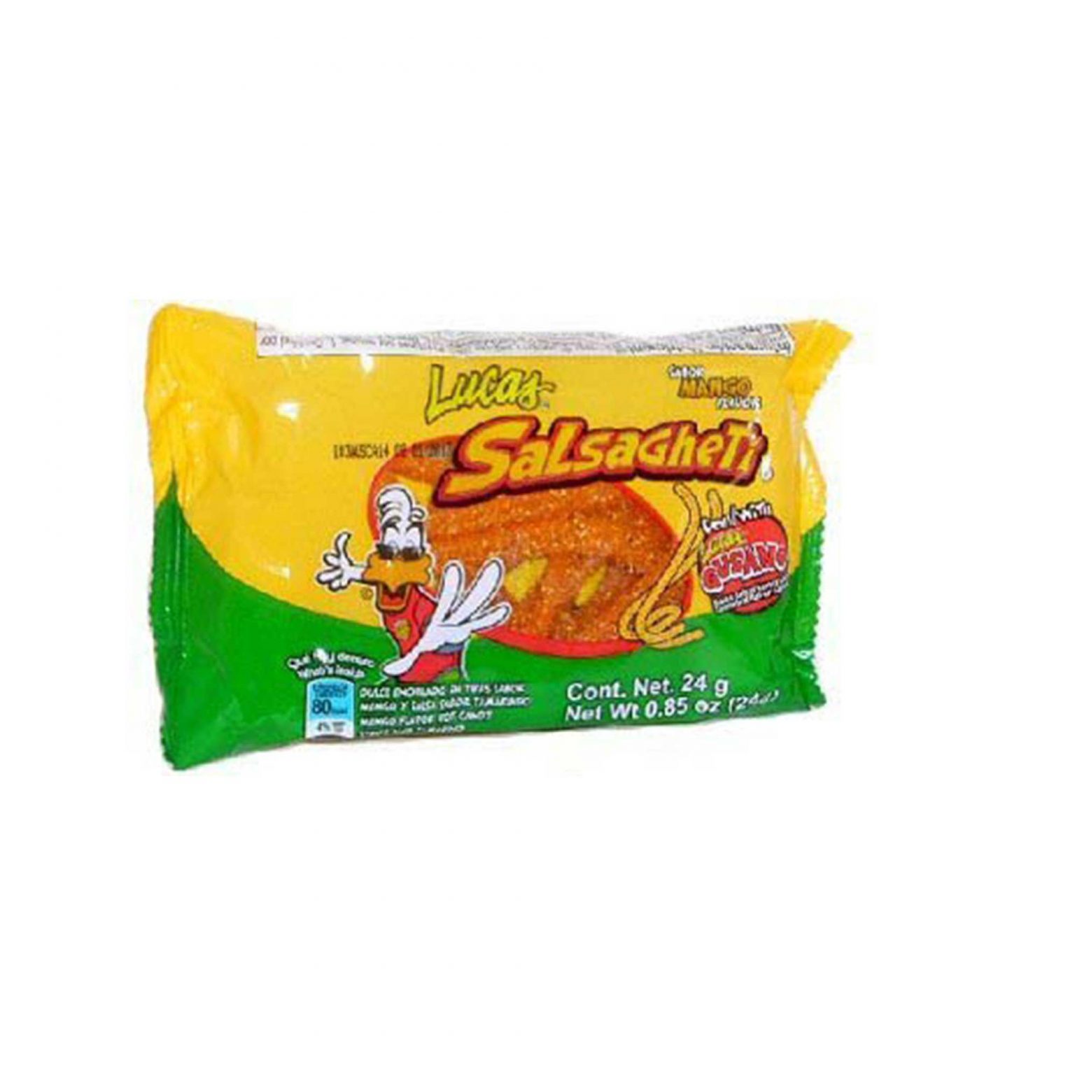 Lucas Salsagheti Mango Candy ( 0.85 Ounce, 12 Count ) - Image 2