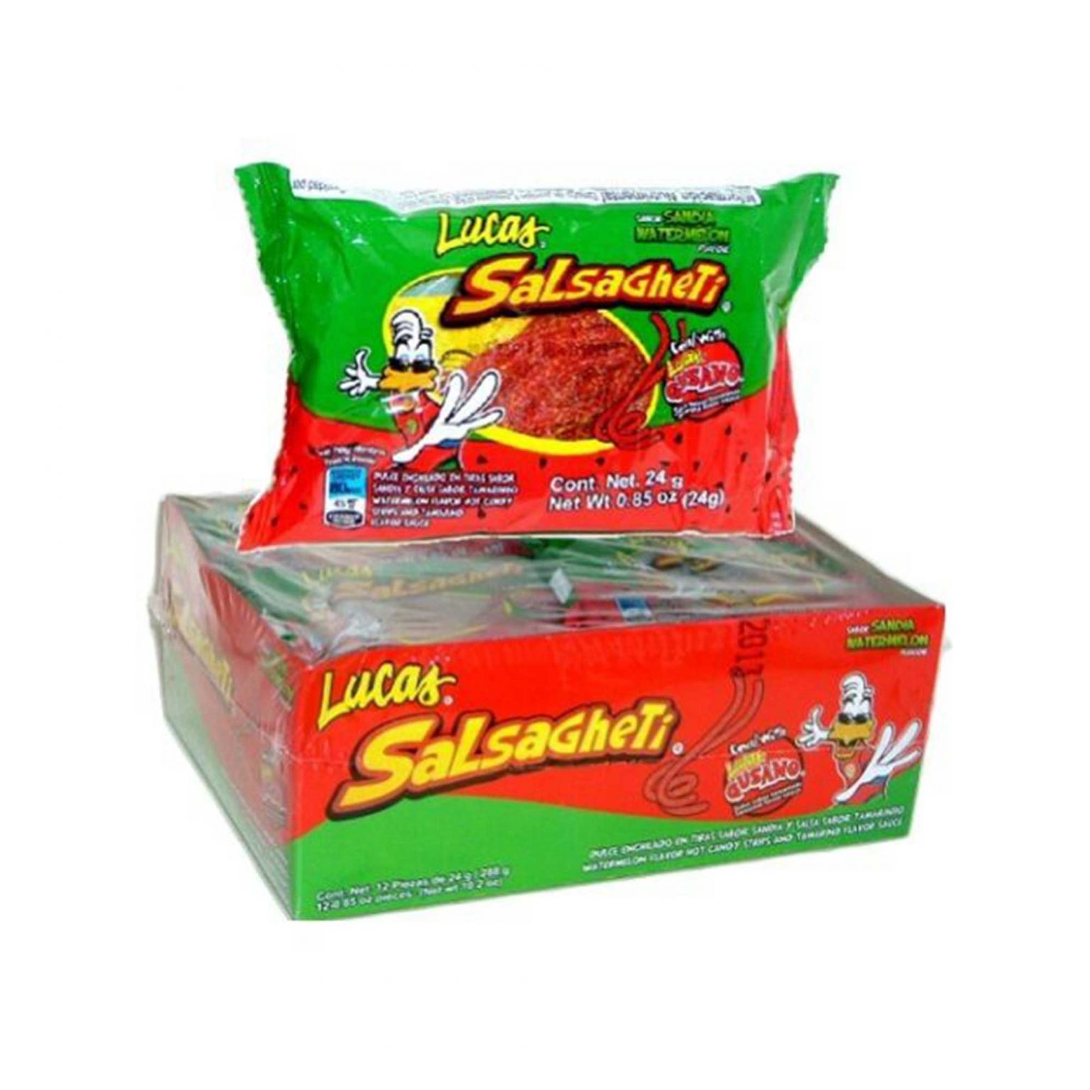 Lucas Salsagheti Sandia Candy ( 0.85 Ounce, 12 Count ) - Image 1