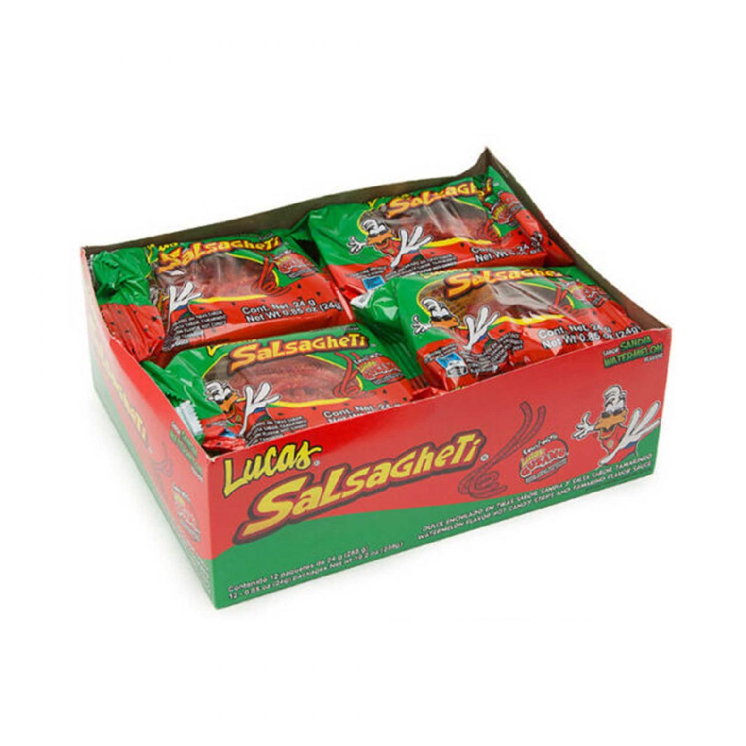 Lucas Salsagheti Sandia Candy ( 0.85 Ounce, 12 Count ) - Image 2