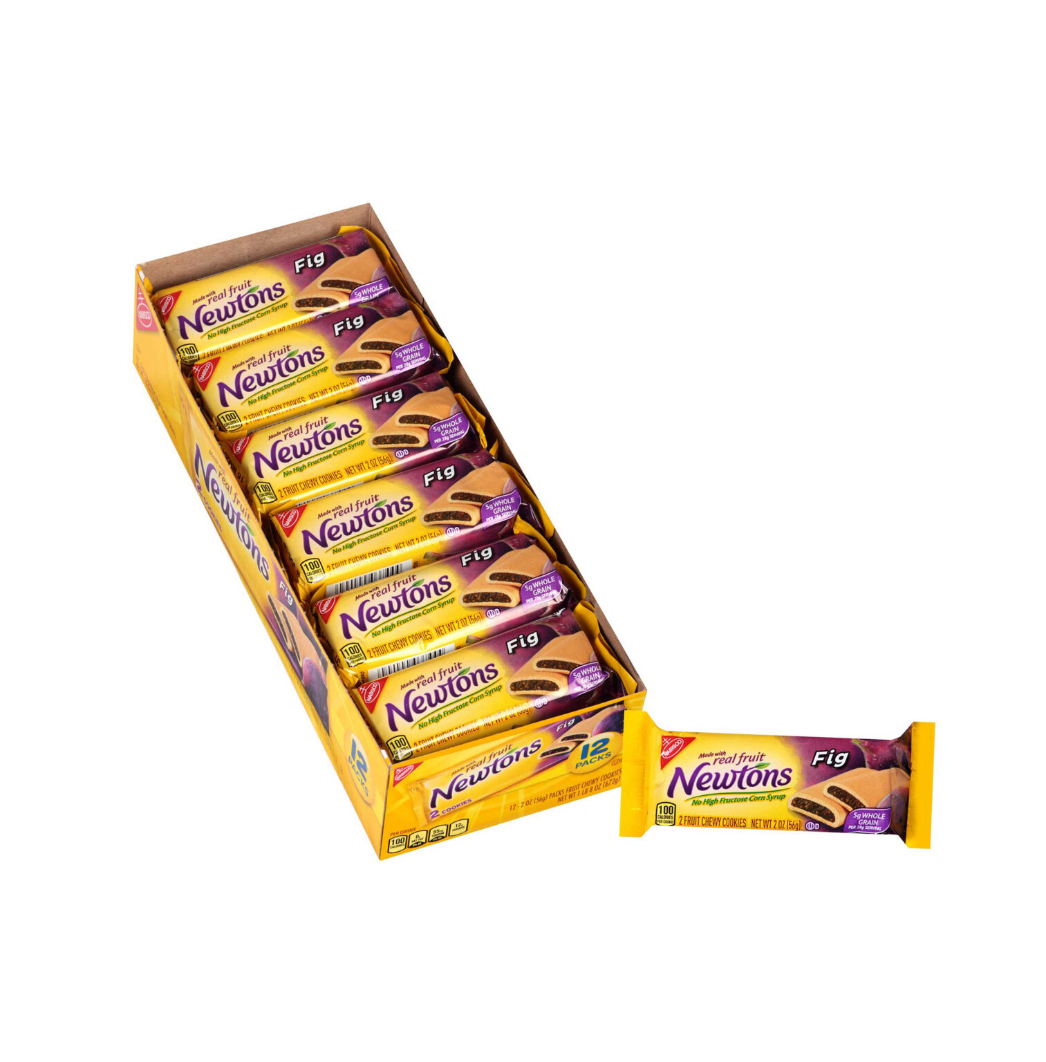 Nabisco Newtons Fig Fruit Chewy Cookies ( 2 Ounce, 12 Count ) - Image 1