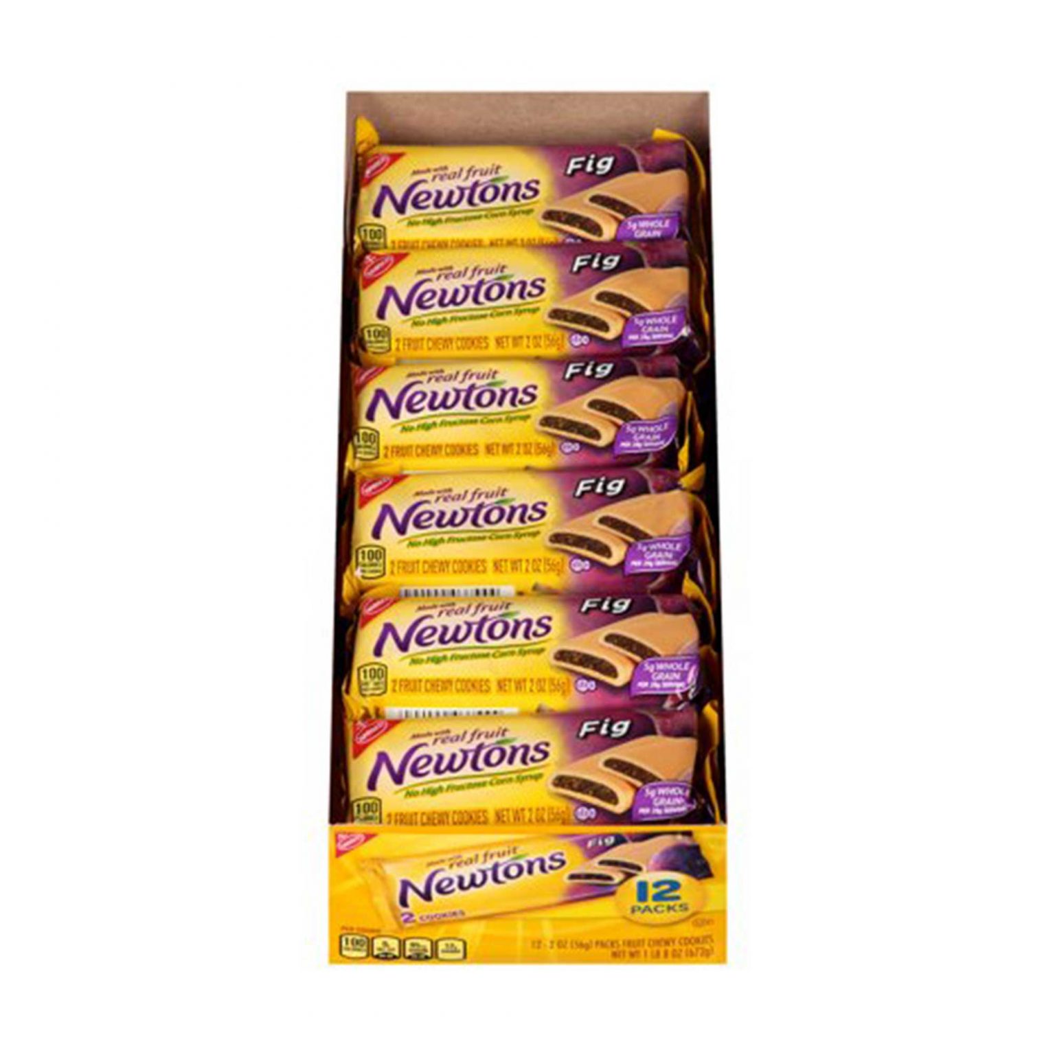 Nabisco Newtons Fig Fruit Chewy Cookies ( 2 Ounce, 12 Count ) - Image 2