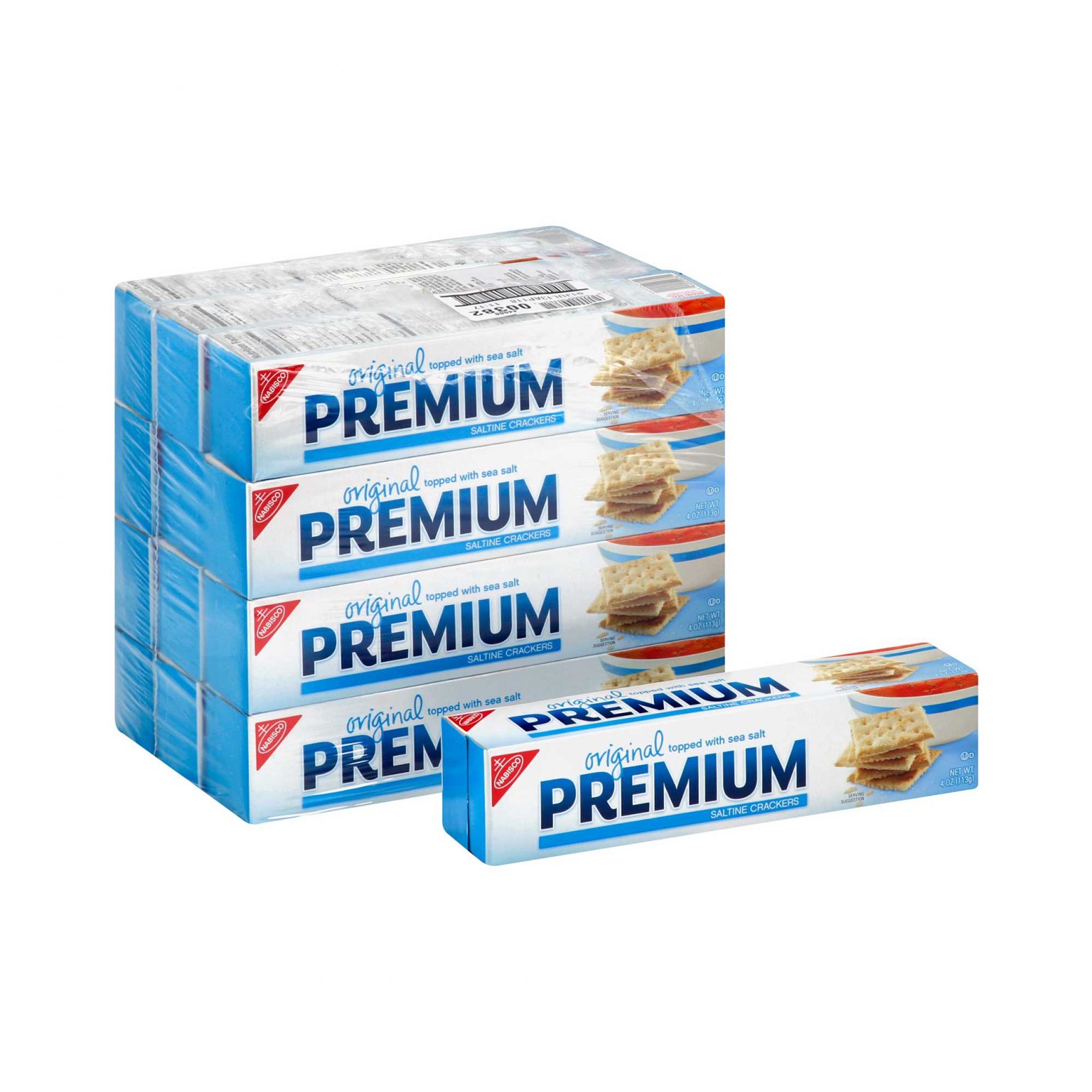 Nabisco Premium Saltine Crackers Original ( 4 Ounce, 12 Count ) - Image 1