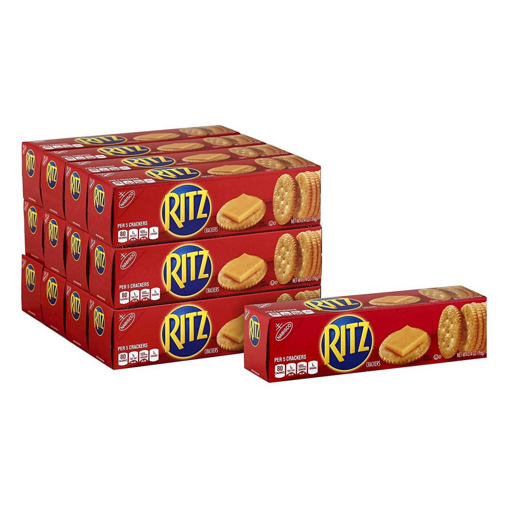 Nabisco Ritz Cracker 34 Ounce 12 Count Volt Candy