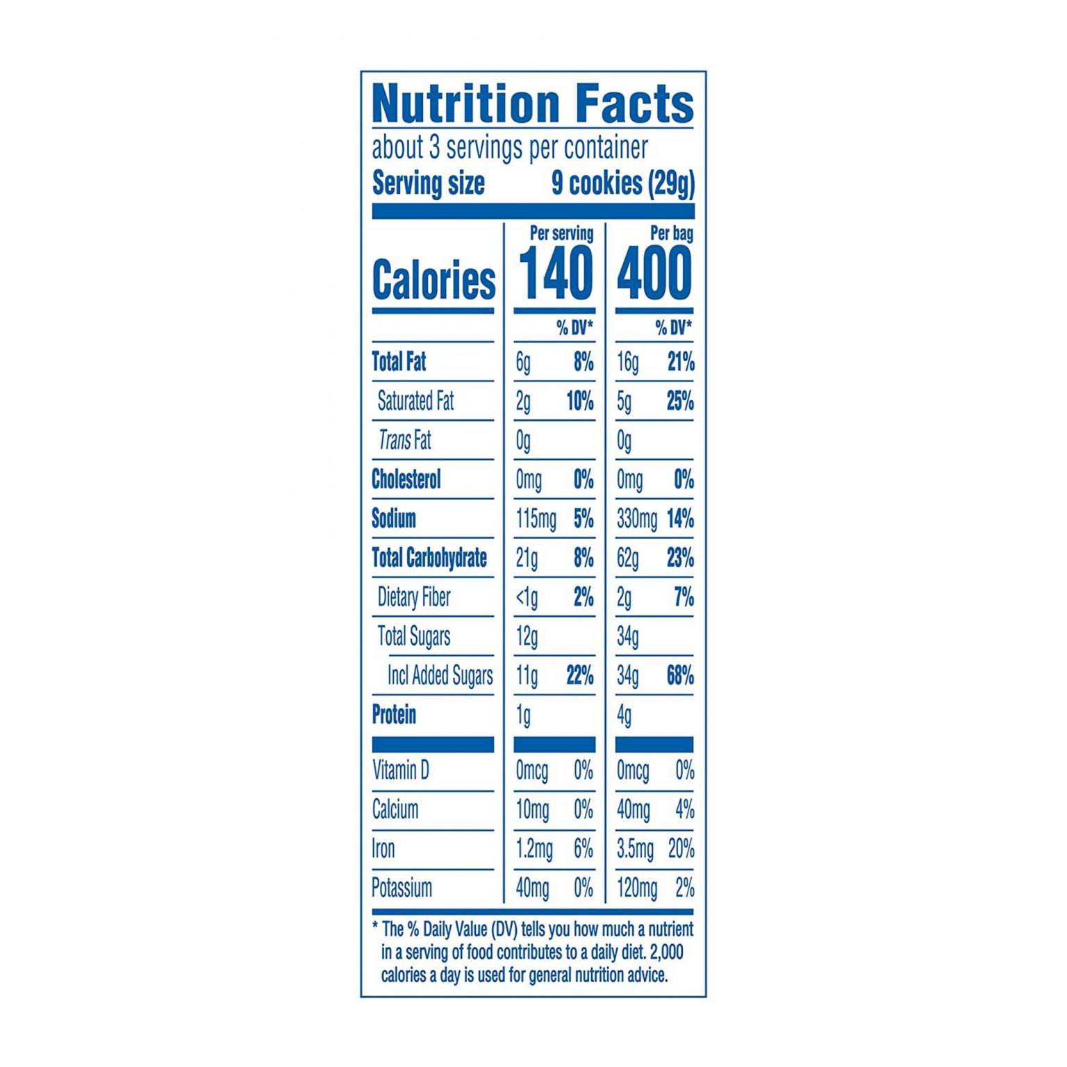 Nabisco Oreo Mini Chocolate Sandwich Cookies - Big Bag ( 3 Ounce, 12 Count ) - Image 3